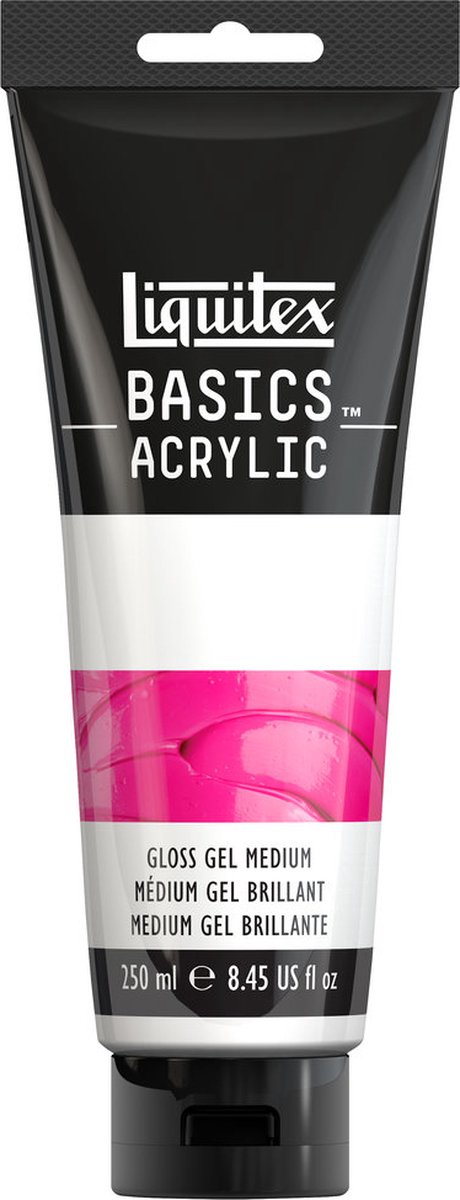   Basics  250ml Tube Gloss Gel Medium