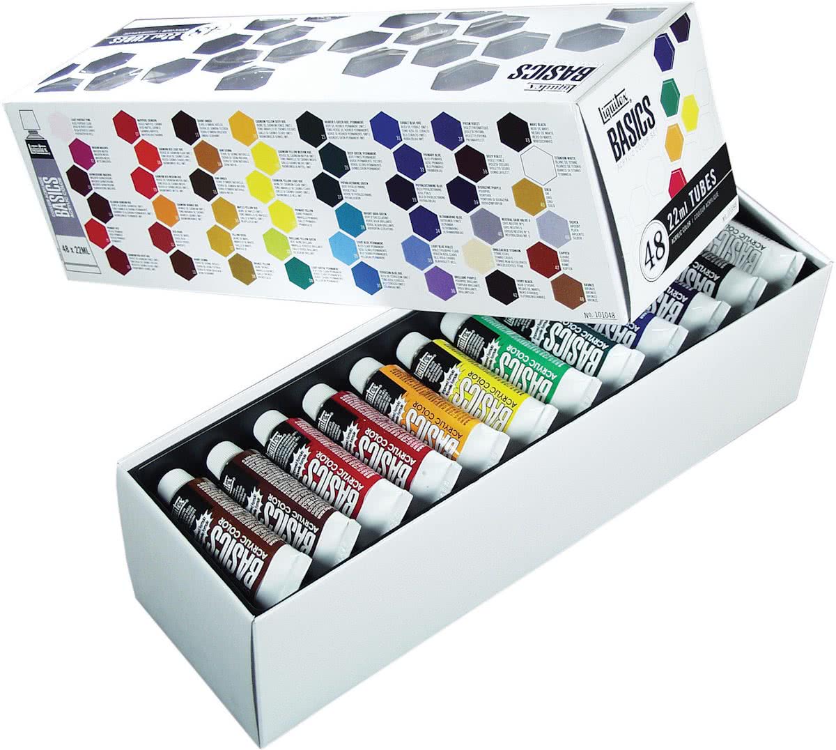 Liquitex Basics Set 48 x 22ml tubes