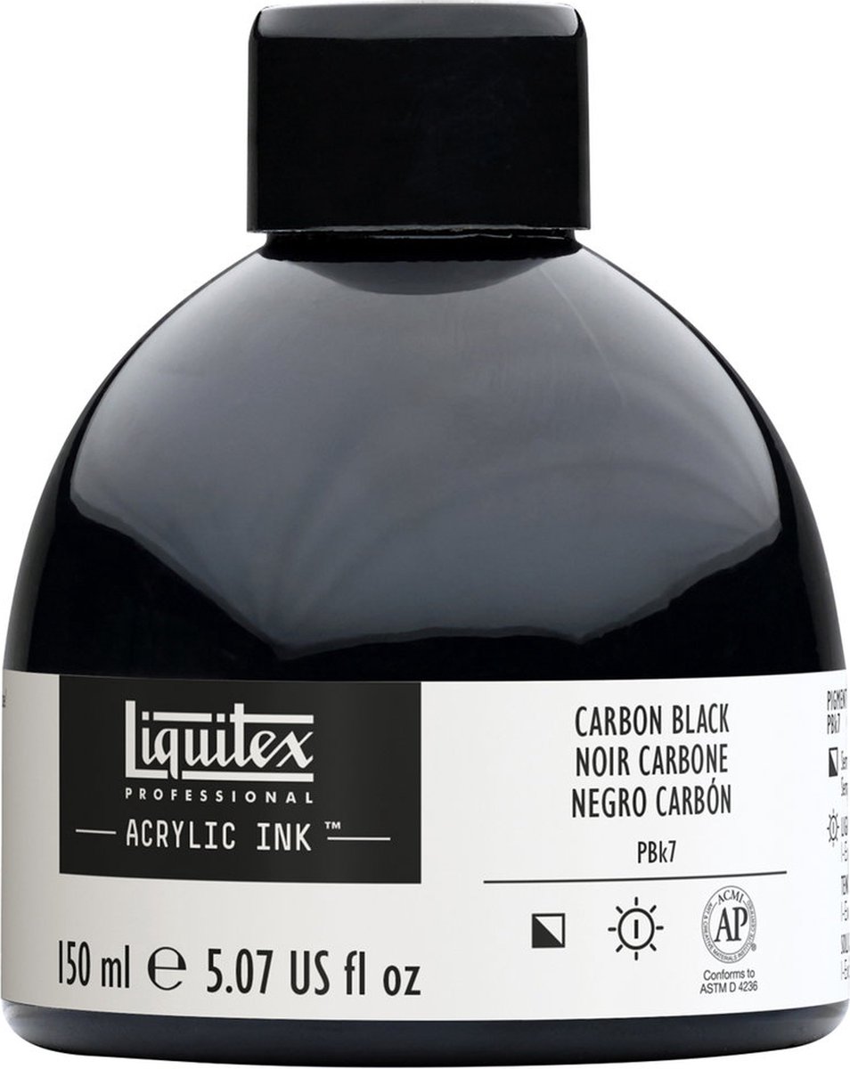   Professional Acrylic Ink 150ml Carbon Black