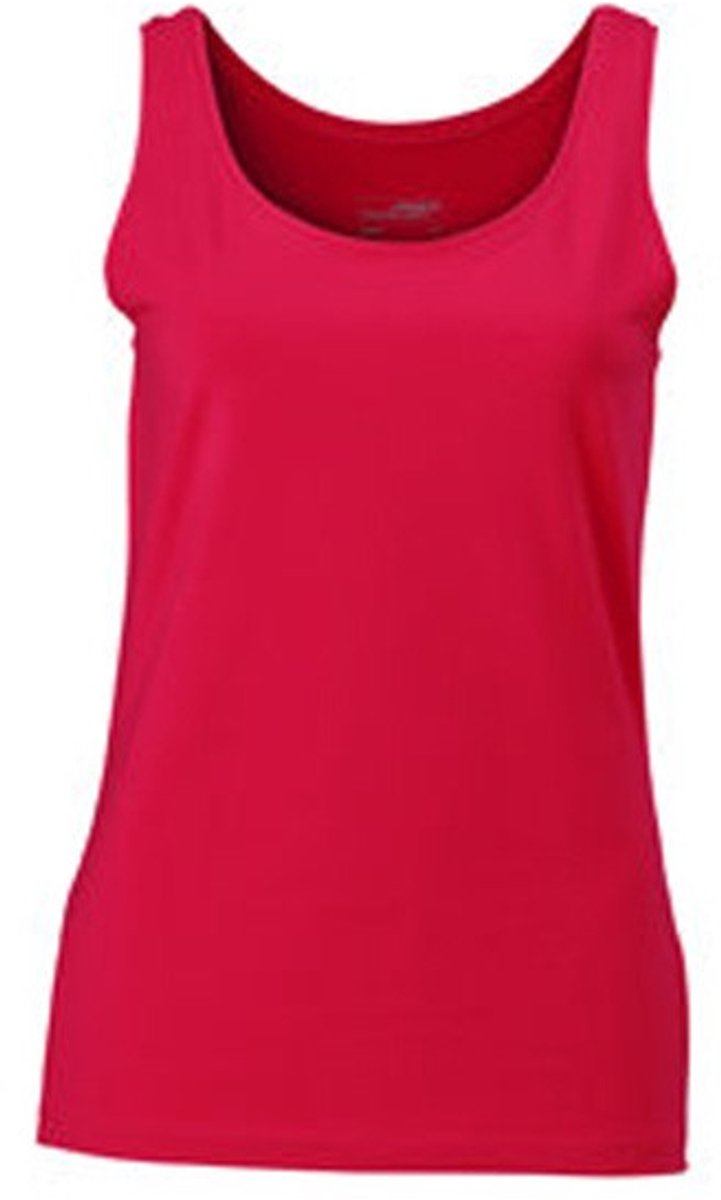 Elastic Tank Top Dames Roze - Maat L