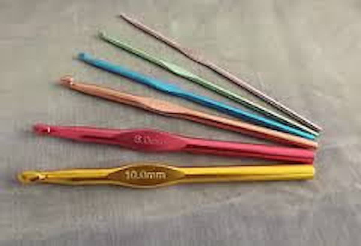 Ergonomische   Crochet Set van 6 /  en set van 6