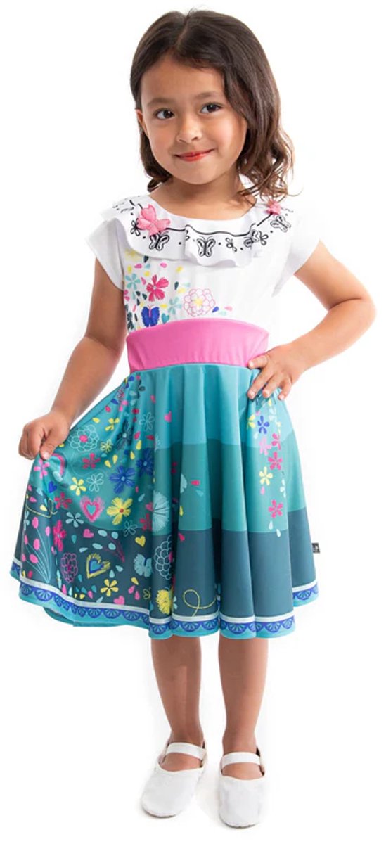 Little Adventures - Miracle Twirl Jurk – Maat 98-110 - Comfortabel, Wasbaar & Glittervrij – Magische Verkleedjurk Voor Kinderen