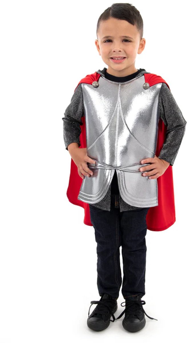 Little Adventures - Royal Knight Verkleedkostuum – Maat L (5 Tot 7 Jaar) - Comfortabel & Wasbaar – Zonder Glitter – Voor Kinderen Vanaf 5 Jaar