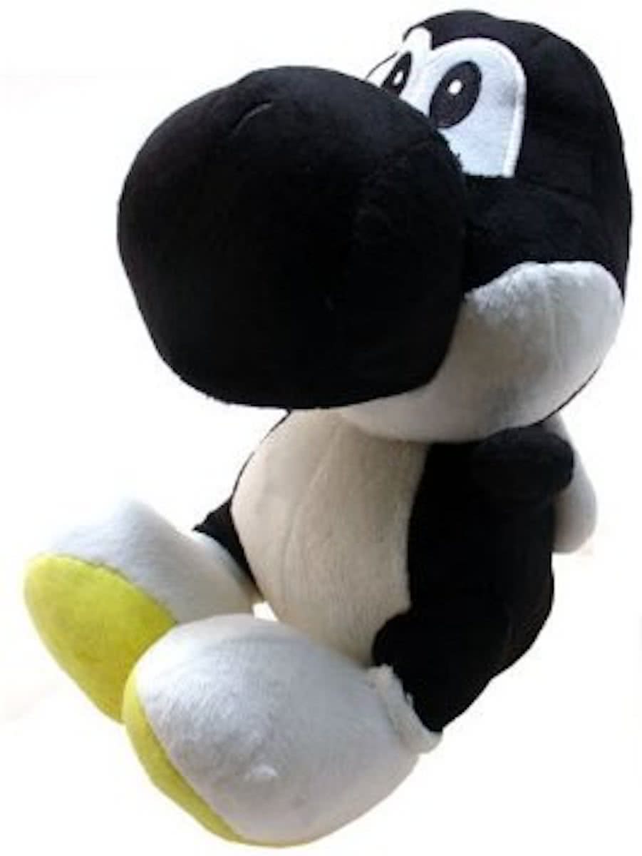 Super Mario Bros.: Black Yoshi 15 cm Knuffel
