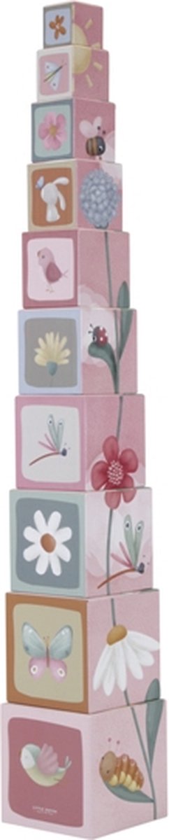 Little Dutch - Flowers & Butterflies - Stapeltoren - karton - FSC