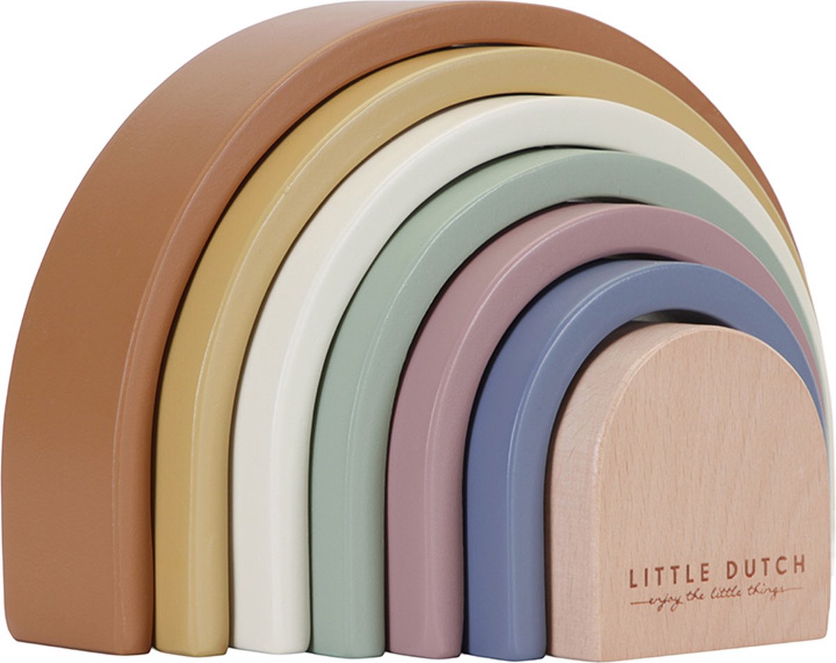 Little Dutch - Vintage - Regenboog - FSC