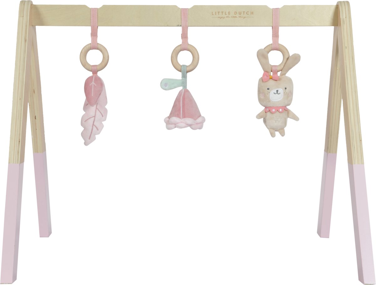   Houten Babygym roze