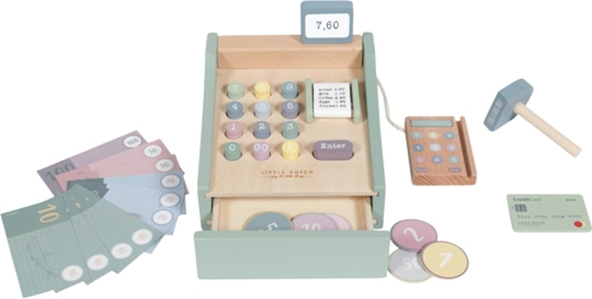 Little Dutch houten Speelgoedkassa