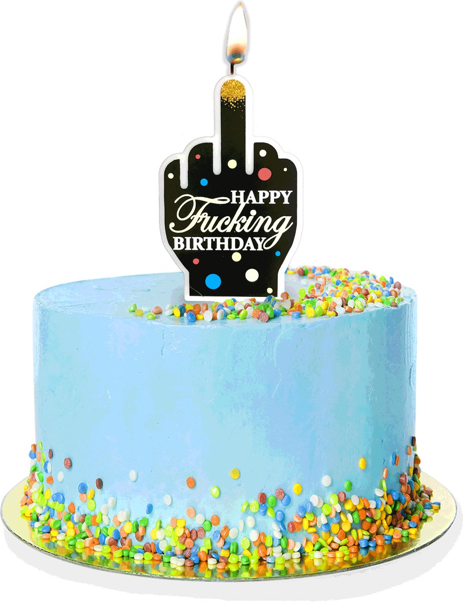 Little Genie - Grappig & Fout - Fop cadeau - Carnaval - Vrijgezellenfeest - Kado artikel - Thema Feest - Happy Fing - verjaardagskaars