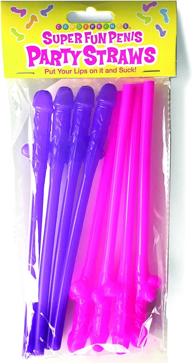 Little Genie Productions CP.1057 - Super Fun Penis Party Straws