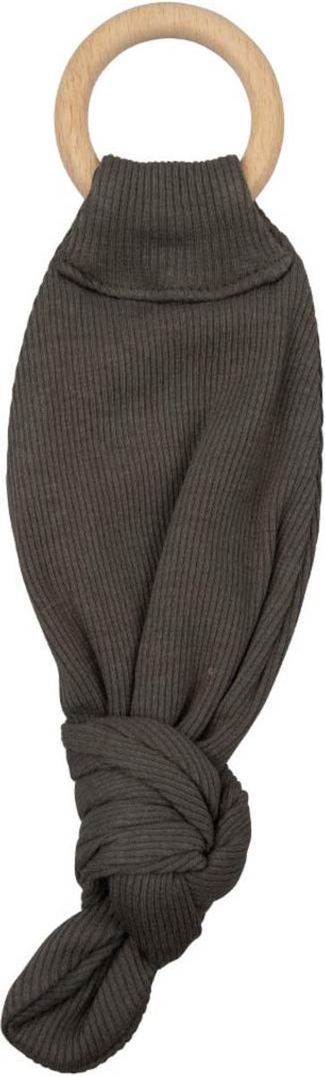   Bijtring Dusty Olive Junior 8 Cm Hout Legergroen