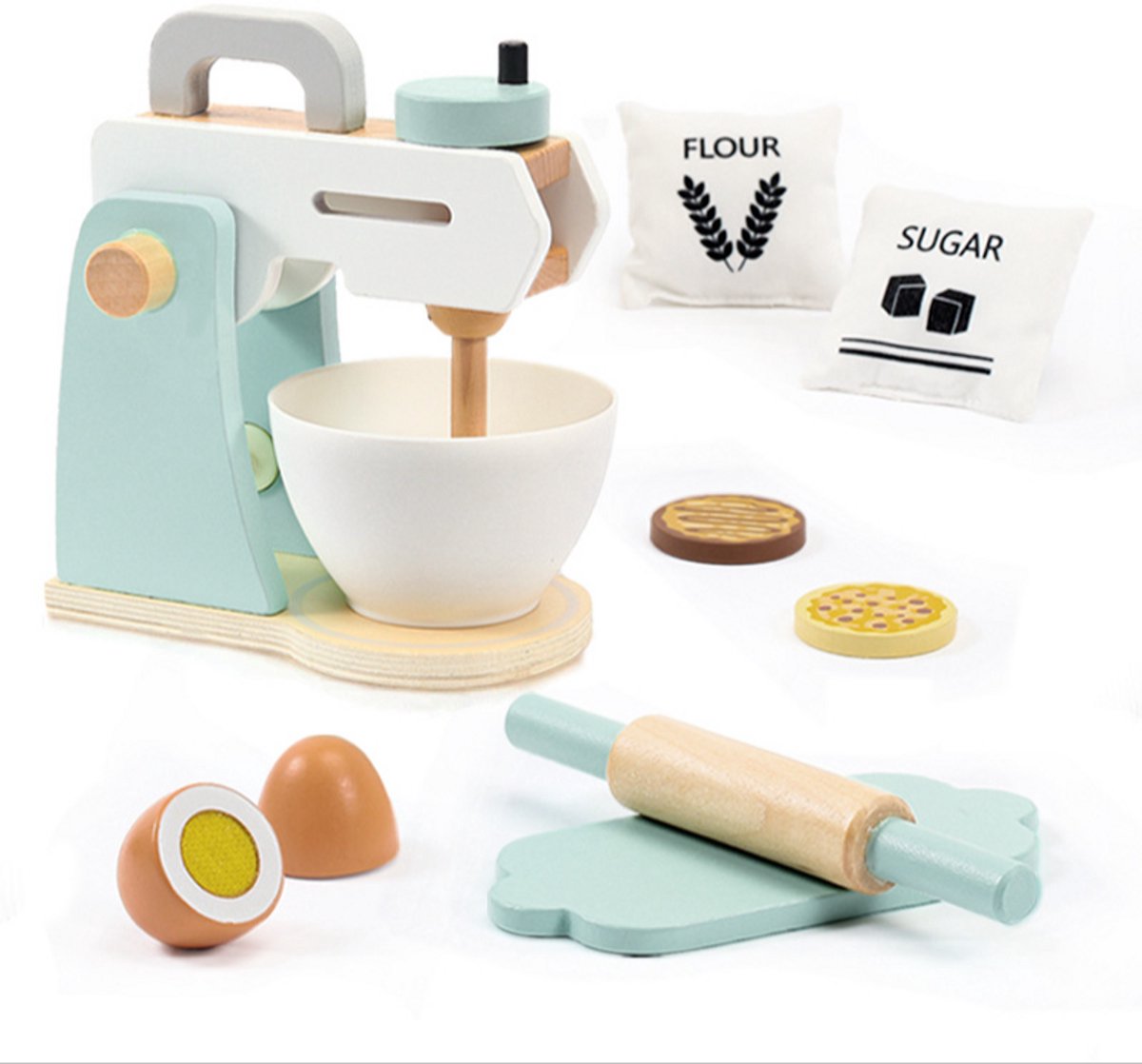 Little Ivy - Houten Speelgoed Mixer Set - Montessori
