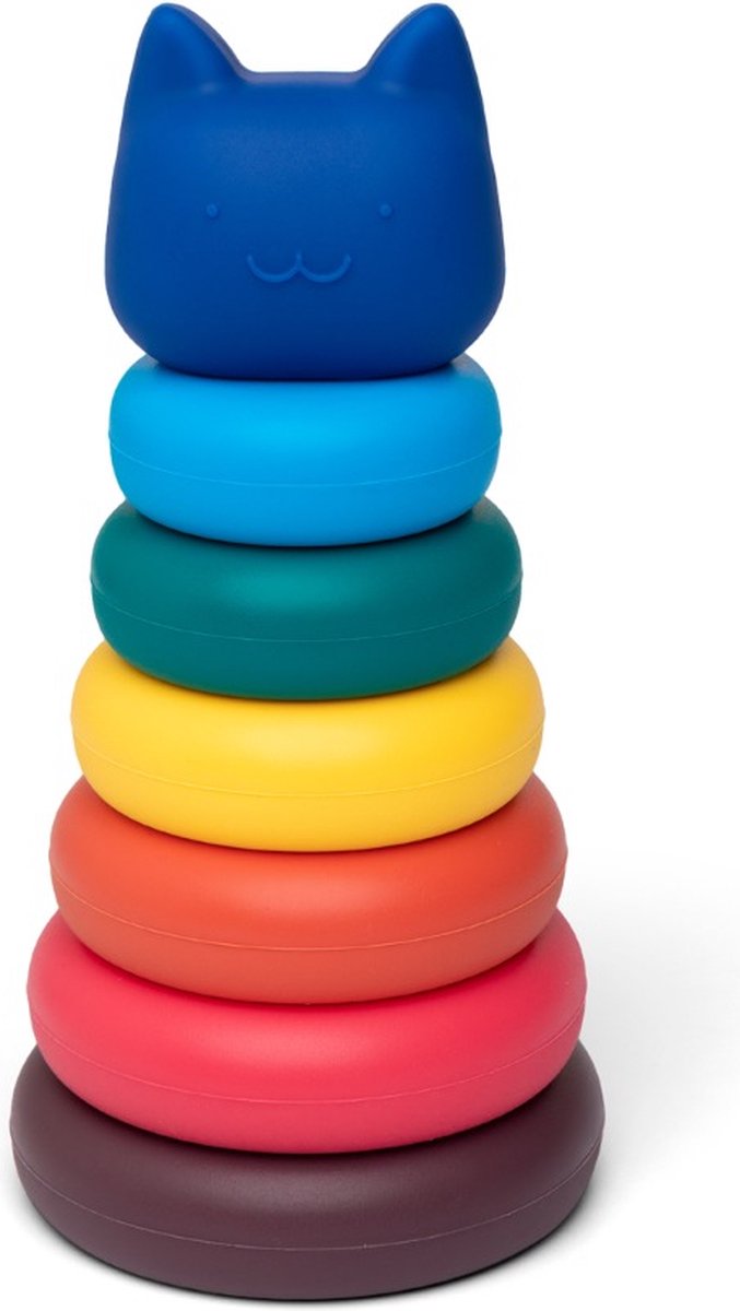 Little L Stapeltoren Kat Levendige Kleuren