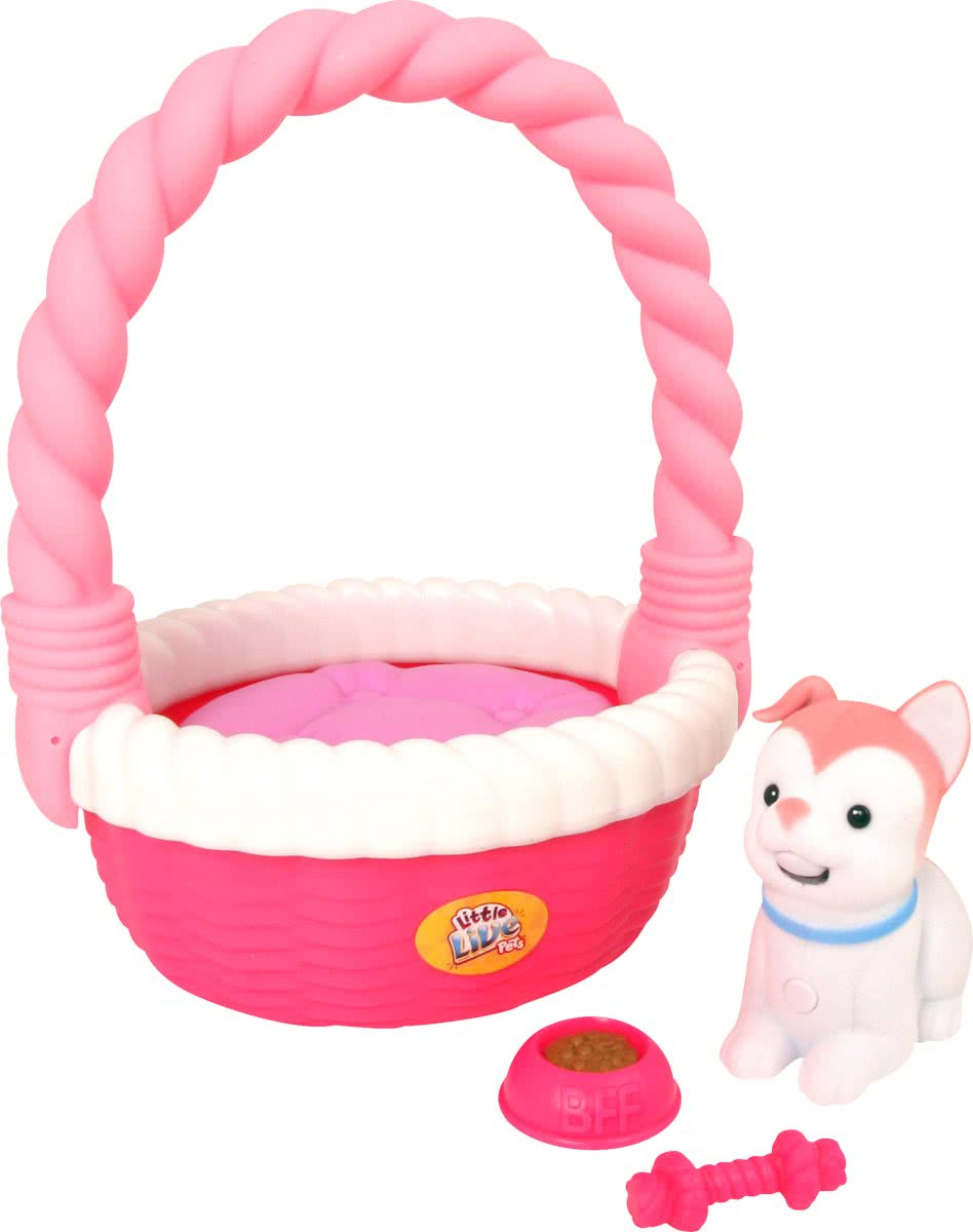Little Live Pets Hond Blossy met Mand - Speelset
