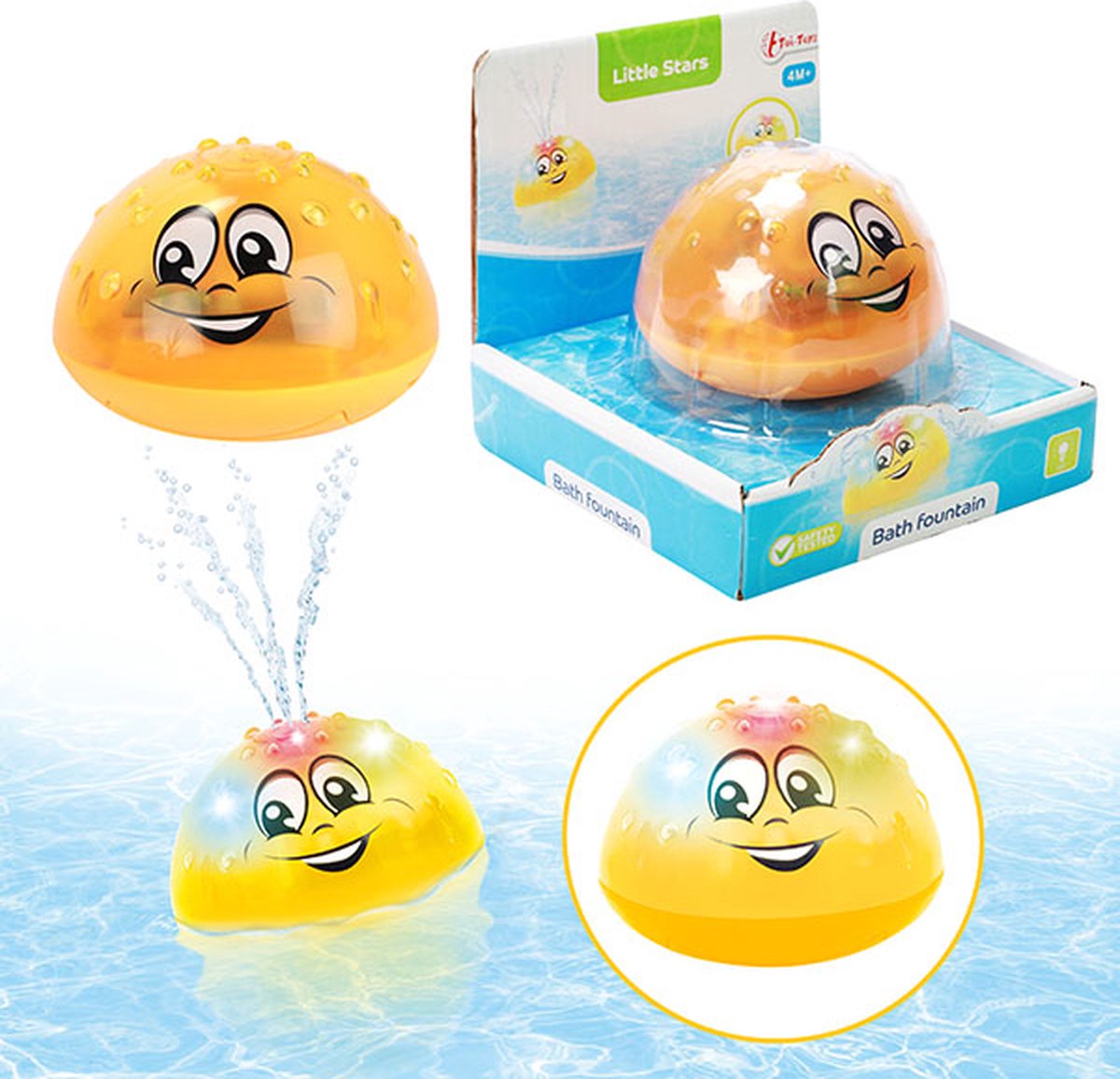 Little Stars Badfontein met licht - Badspeelgoed