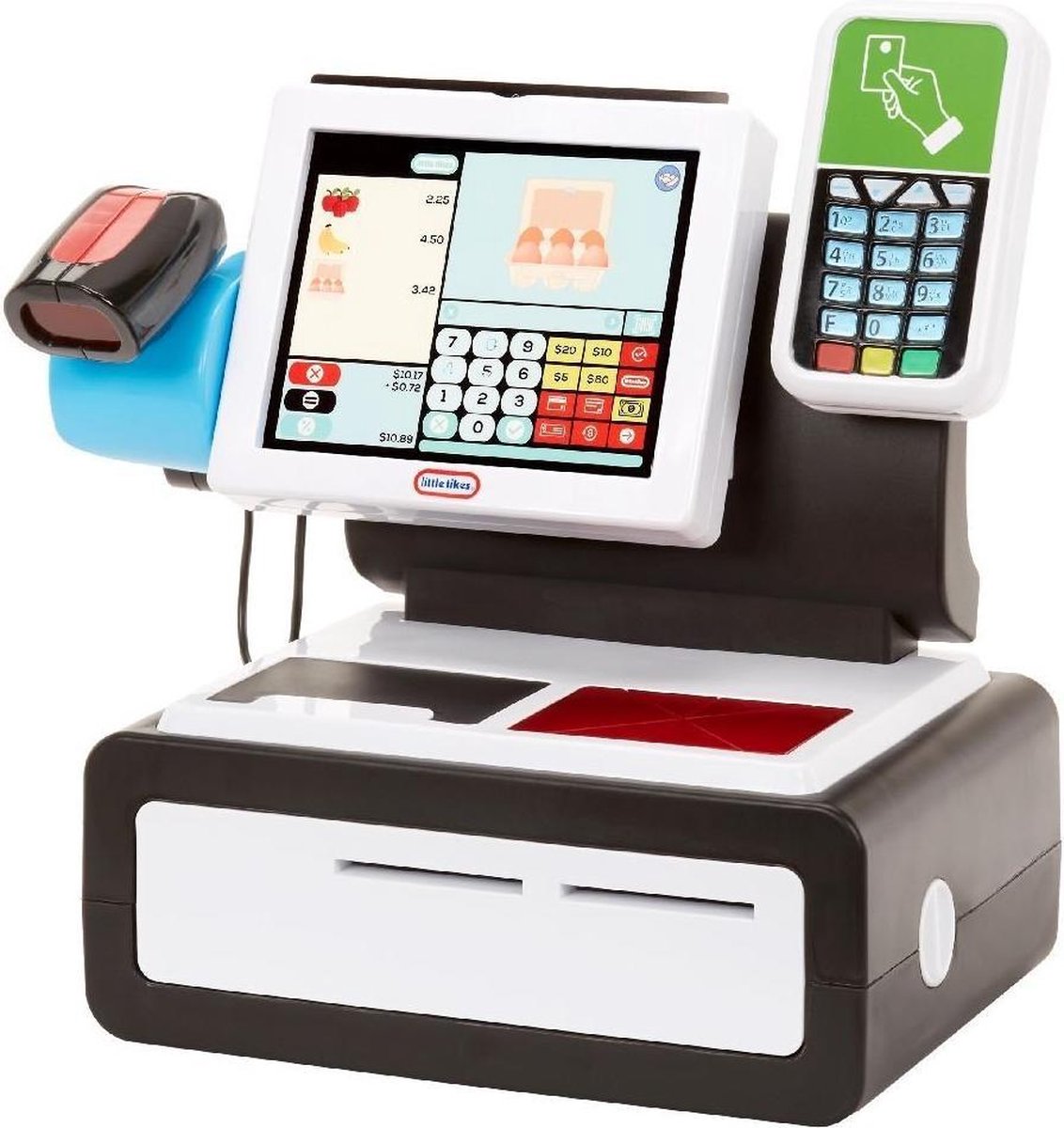   zelfscankassa met licht en geluid