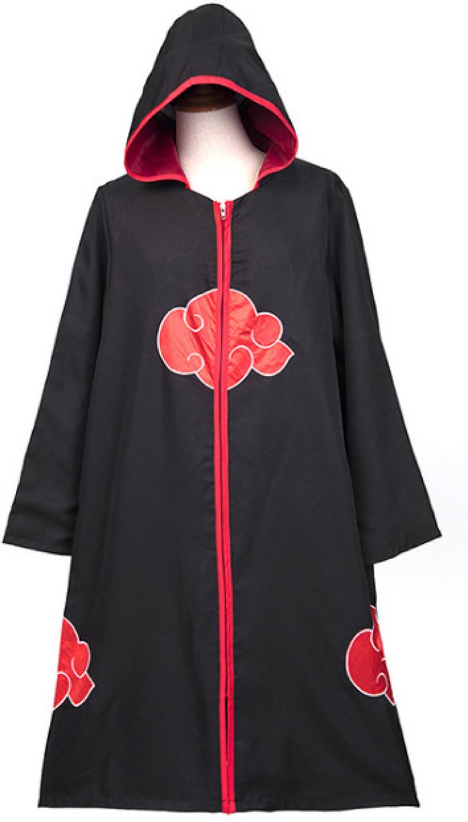 LBB - Naruto cape - One size - Cloak - Naruto kleding - Akatsuki cloak - Naruto Uzumaki - cosplay - Anime - Kakashi - Boruto - Itachi - Naruto hoodie - manga