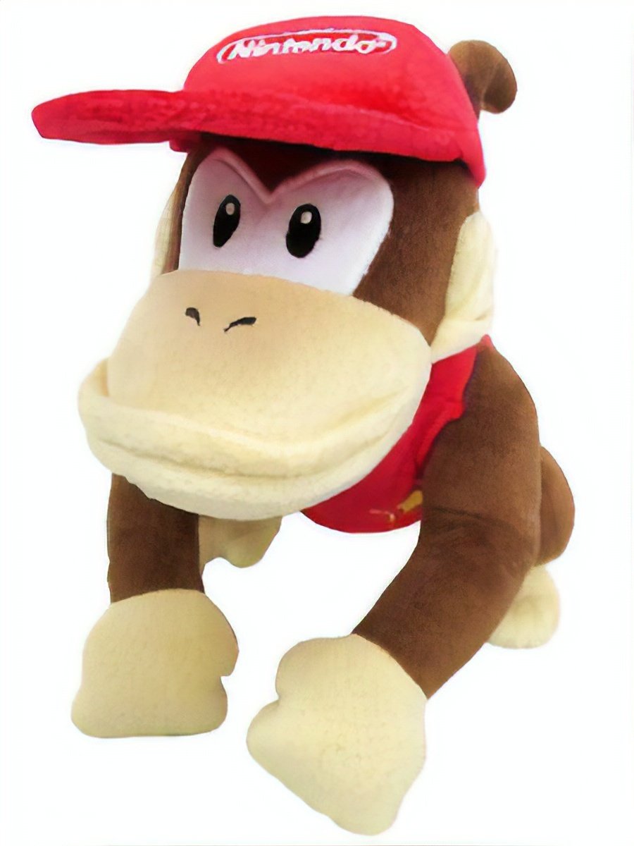 Little Buddy Knuffel Nintendo: Diddy Kong 20 Cm Bruin