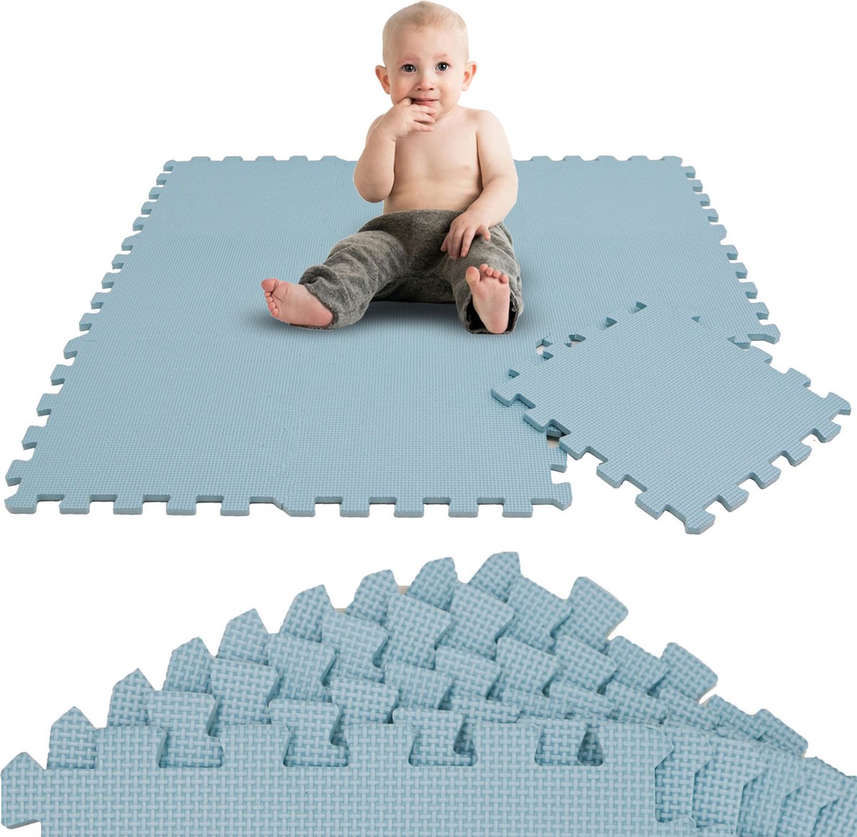 Van dag Één: 9-delige Baby Puzzel Speelmat - 30x30 EVA Schuim Kruipmat Vloermat Speeltapijt Kind