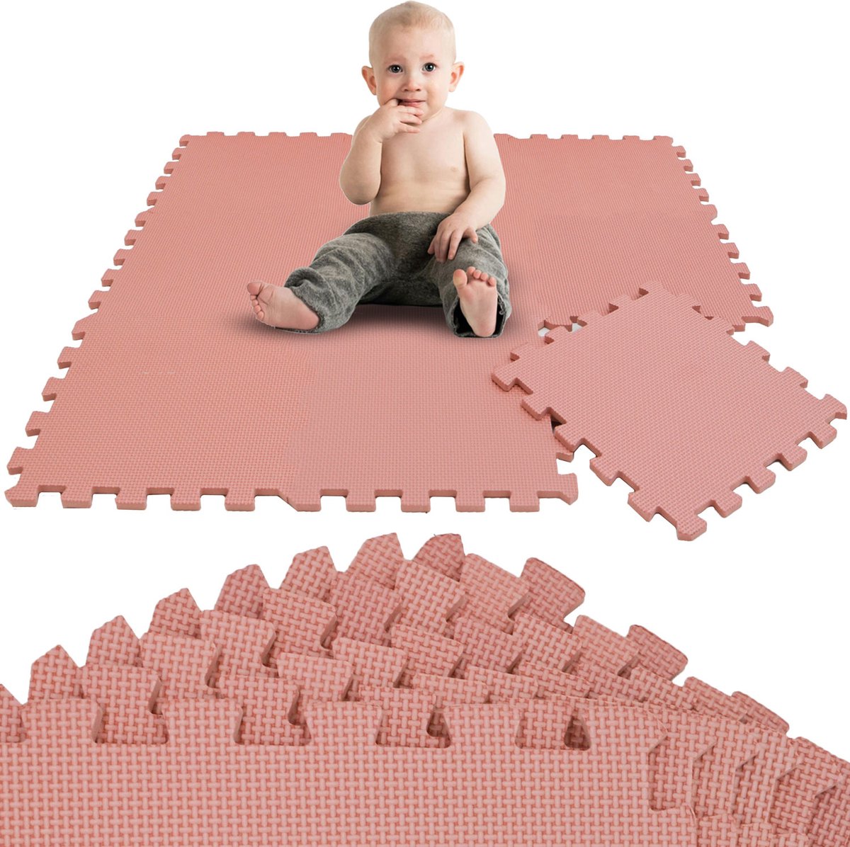 Van dag Één: 9-delige Baby Puzzel Speelmat - 30x30 EVA Schuim Kruipmat Vloermat Speeltapijt Kind