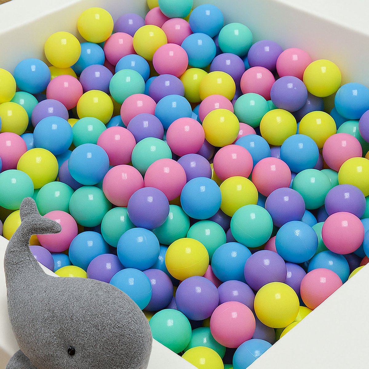 Vanaf dag Één: 100 Ballen voor Ballenbak - 6cm Plastic Baby Speelballen - Kinder Speelgoed Ballen