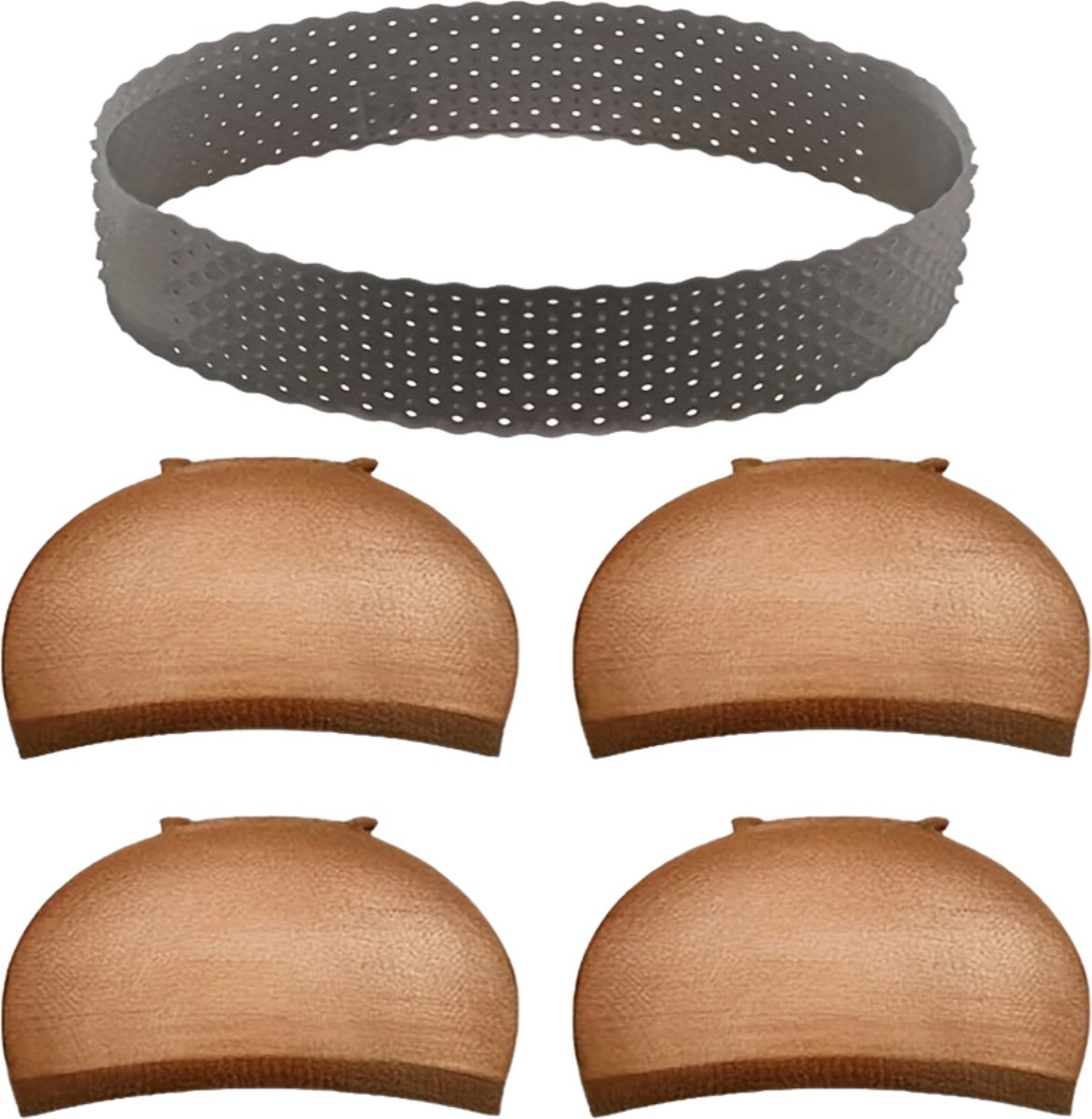 Livano Bald Cap - Wig Cap - Kale Kop - Kaal Hoofd - Kaal - Kaal Pruik - Donker Bruin