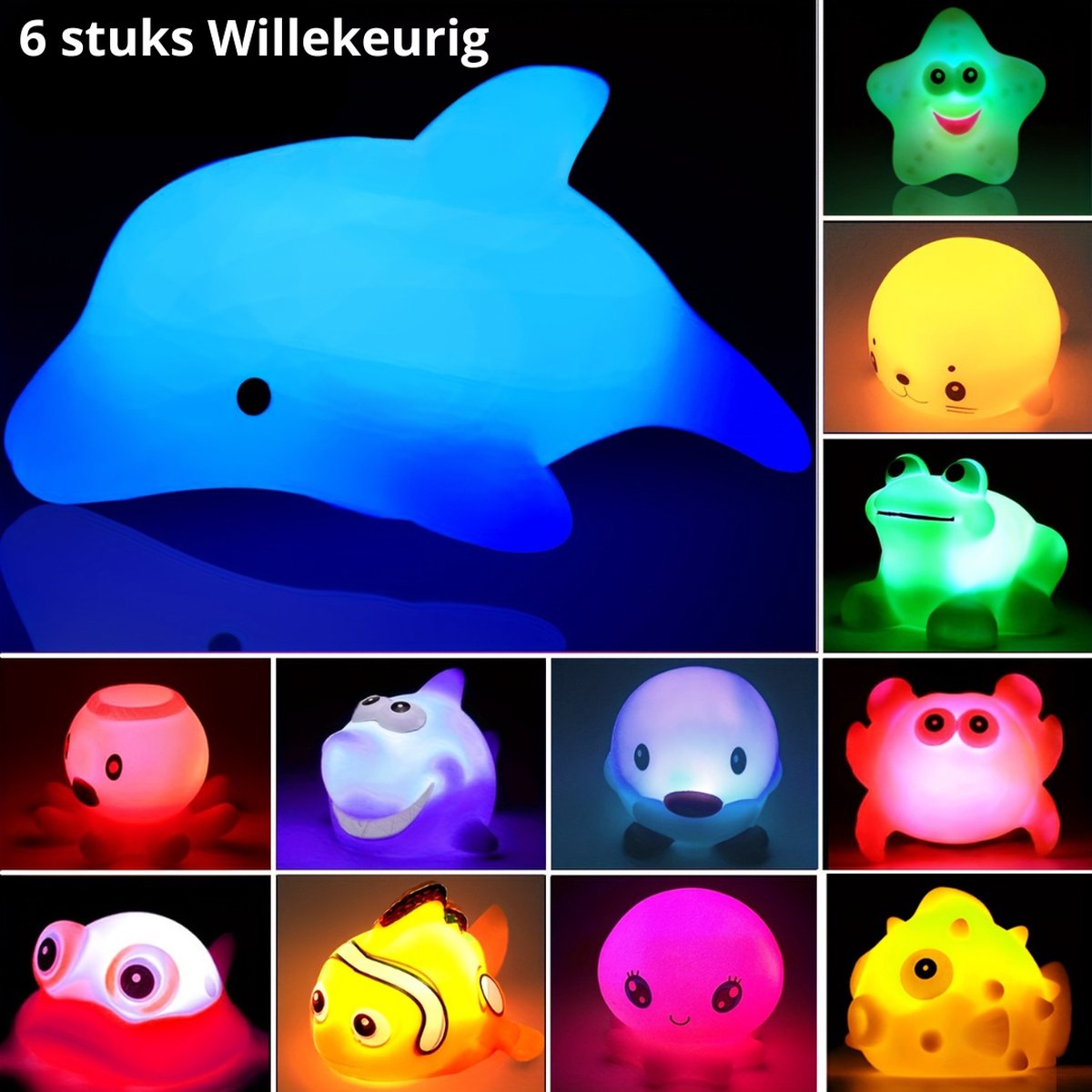   Drijvend Badspeelgoed - Zomerspeelgoed - Waterspeelgoed - Strandspeelgoed - Zwembad - Zwemmen - Zomer - Speelgoed - 6 Stuks