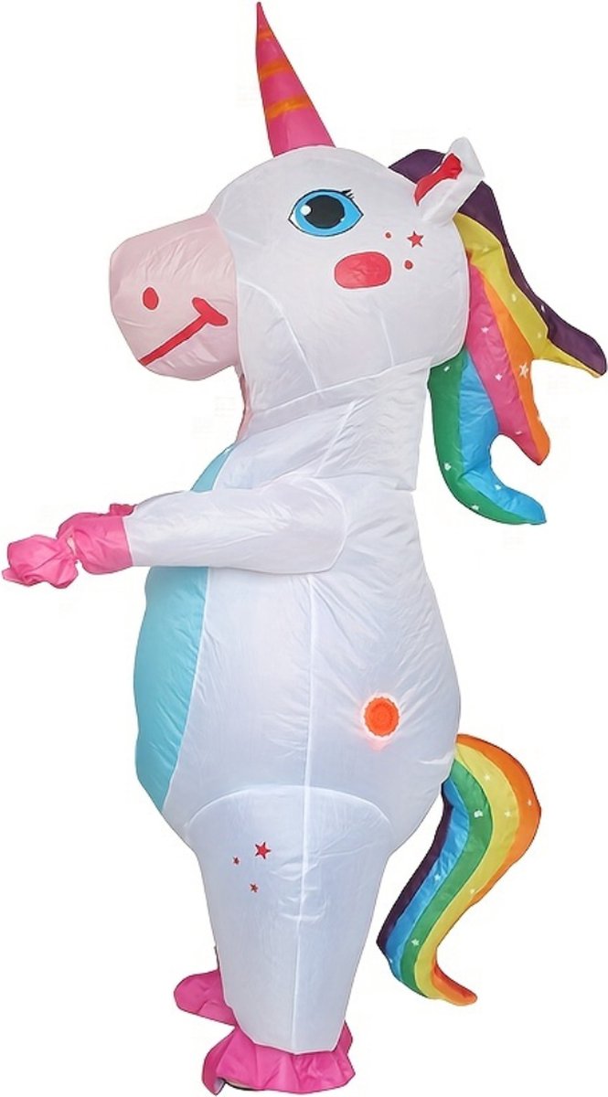 Livano Halloween Outfit - Halloween Kostuum - Pak - Opblaasbaar Kostuum - Costume - Carnaval - Volwassenen - Eenhoorn