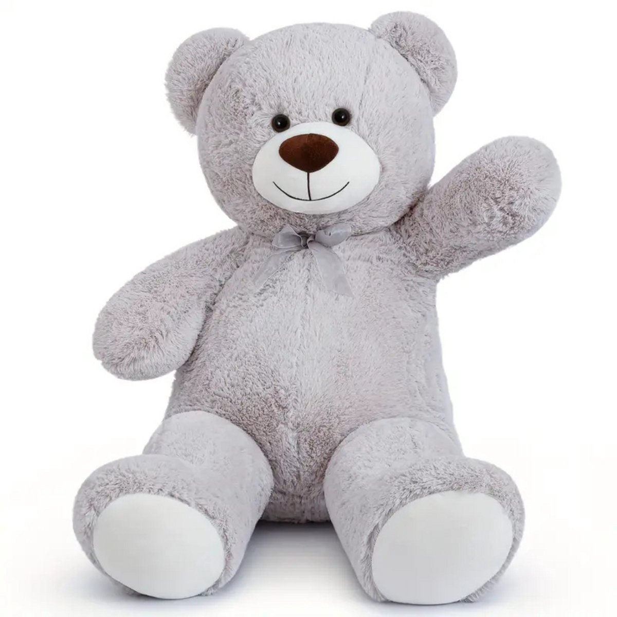 Livano Knuffel - Knuffelbeer - Knuffeldoekje - Groot - Meme - Baby - Beer - Stuffed Animal - Plushie - Plush - Dier - Grijs