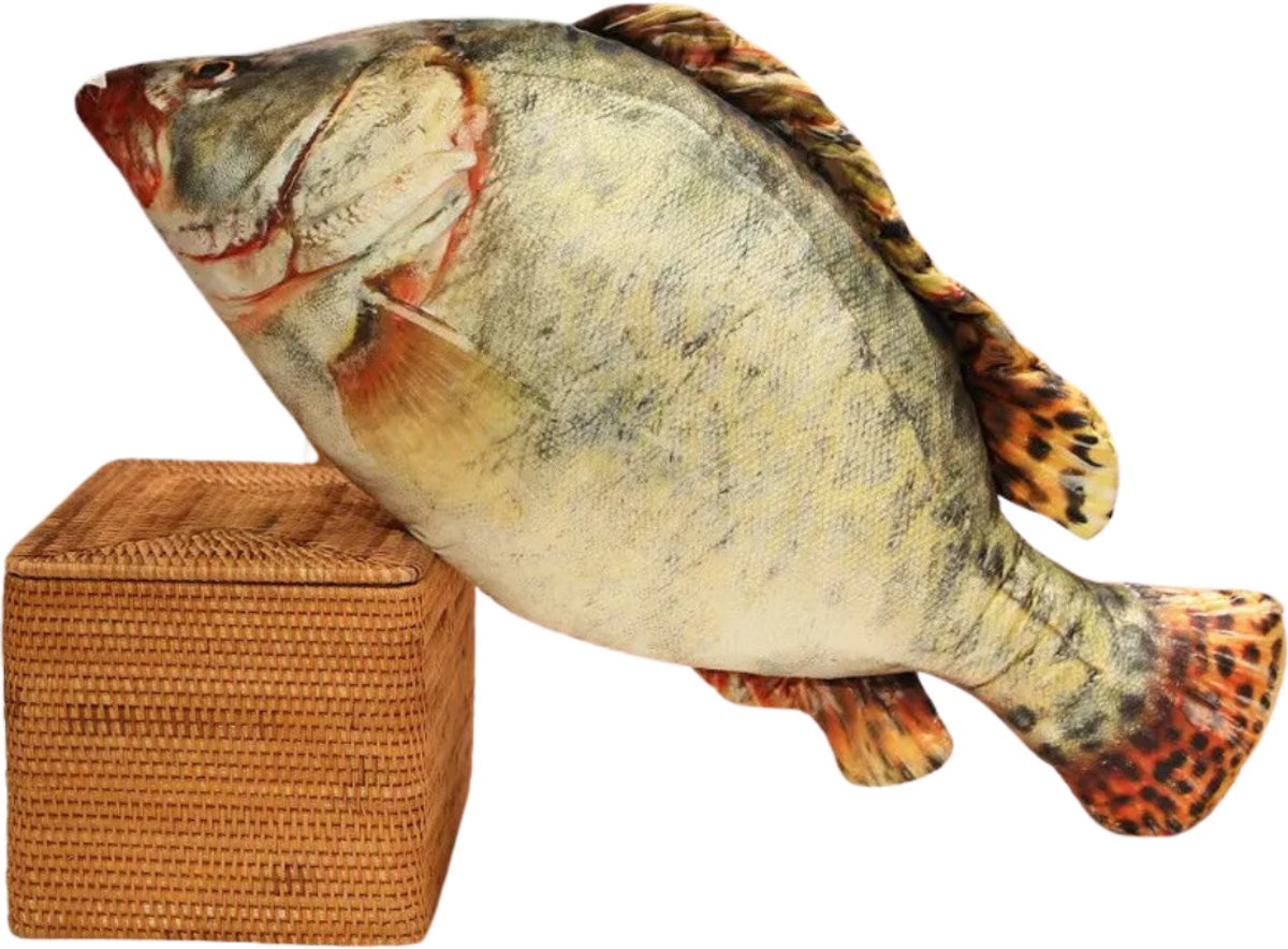 Livano Knuffel - Knuffelbeer - Knuffeldoekje - Groot - Meme - Baby - Vis 1 - Stuffed Animal - Plushie - Plush - Dier - 60cm