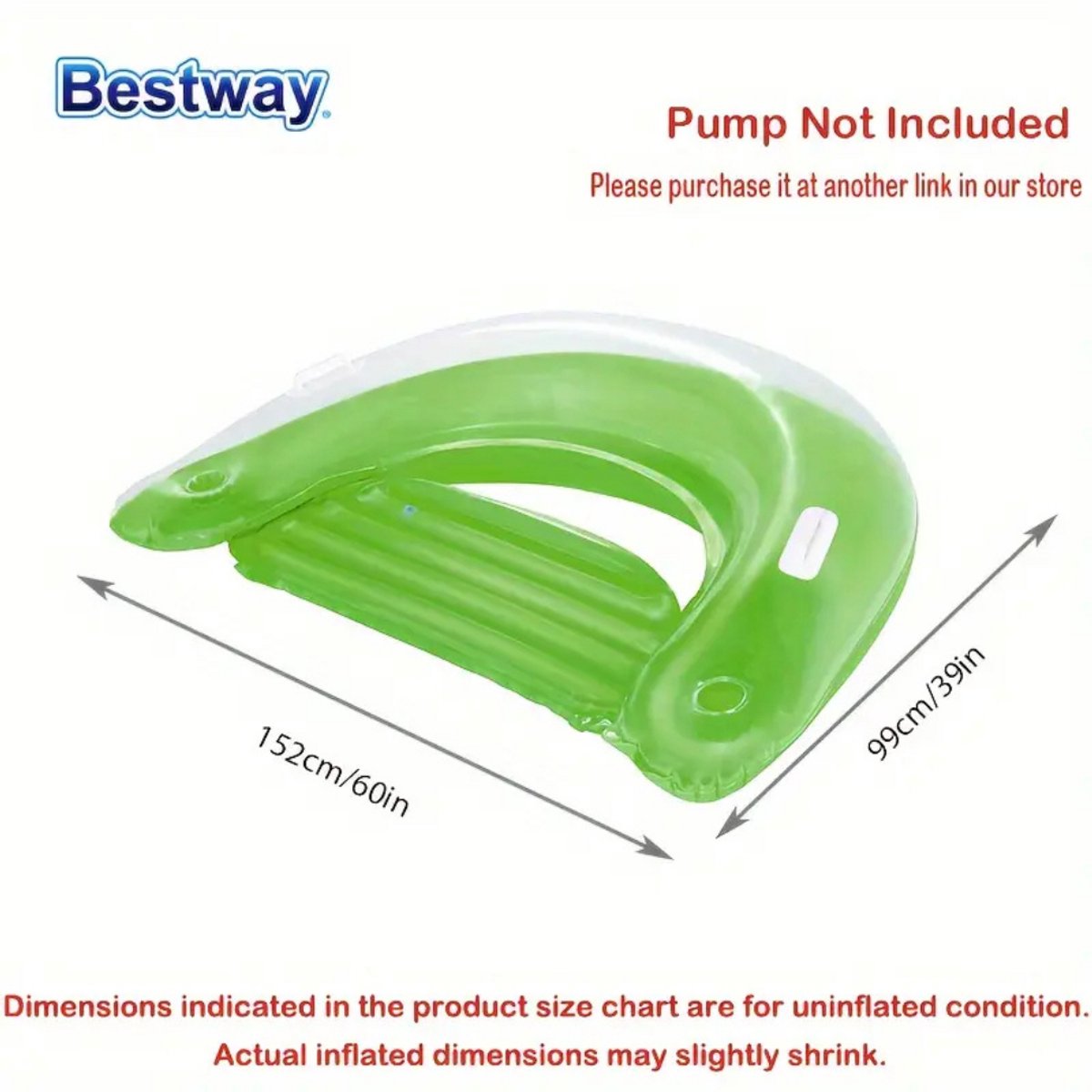 Livano Luchtbed - Luchtbed Zwembad - 2 Personen - 1 Persoon - Blauw