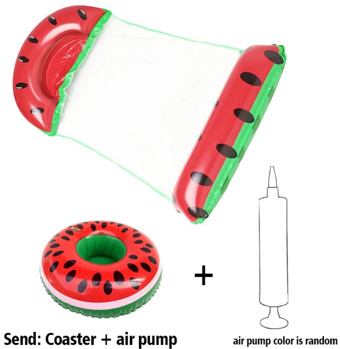 Livano Luchtbed - Luchtbed Zwembad - 2 Personen - 1 Persoon - Set Watermeloen