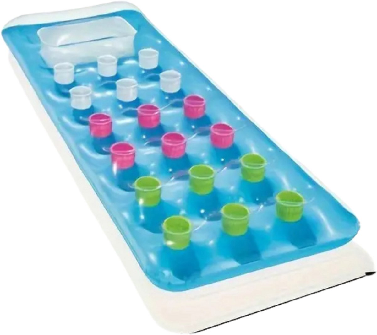   Luchtbed - Luchtbed Zwembad - 2 Personen - 1 Persoon - Transparant