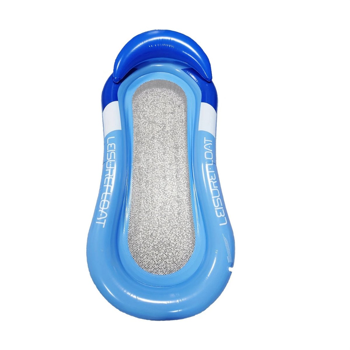   Luxe Waterhangmat - Luchtbed Zwembad - Luchtmatras Opblaasbaar - Water Hangmat - Aqua Lounge - Blauw