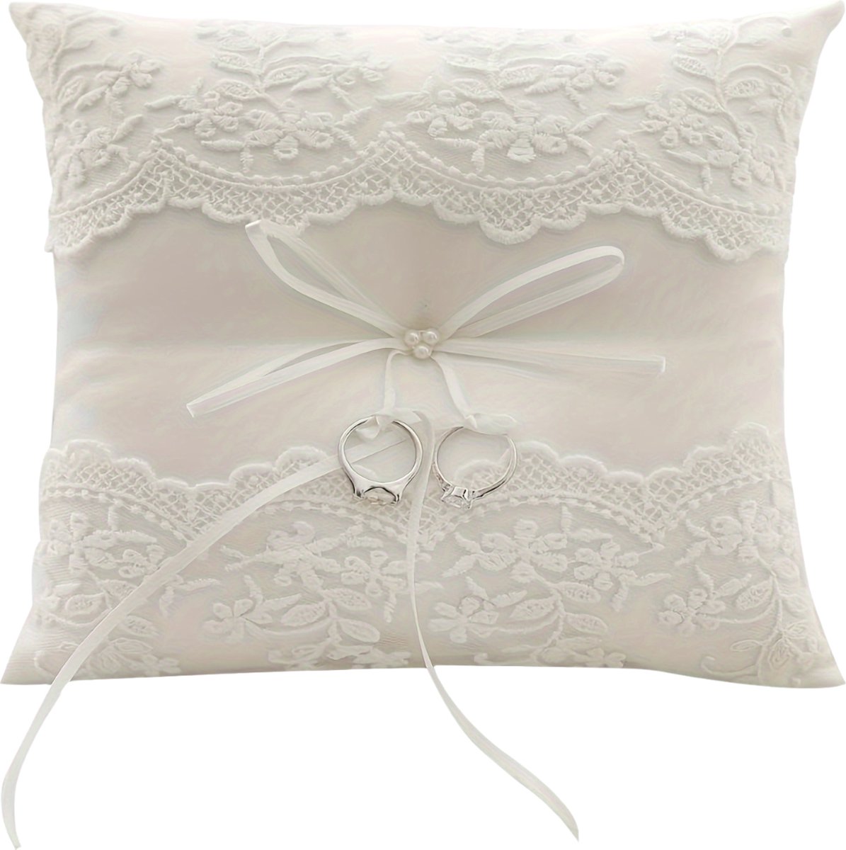 Livano Ringkussen - Ringdoosje - Huwelijk - Bruiloft - Trouwringkussen - Kussentjes - Verlovingsring - Trouwen