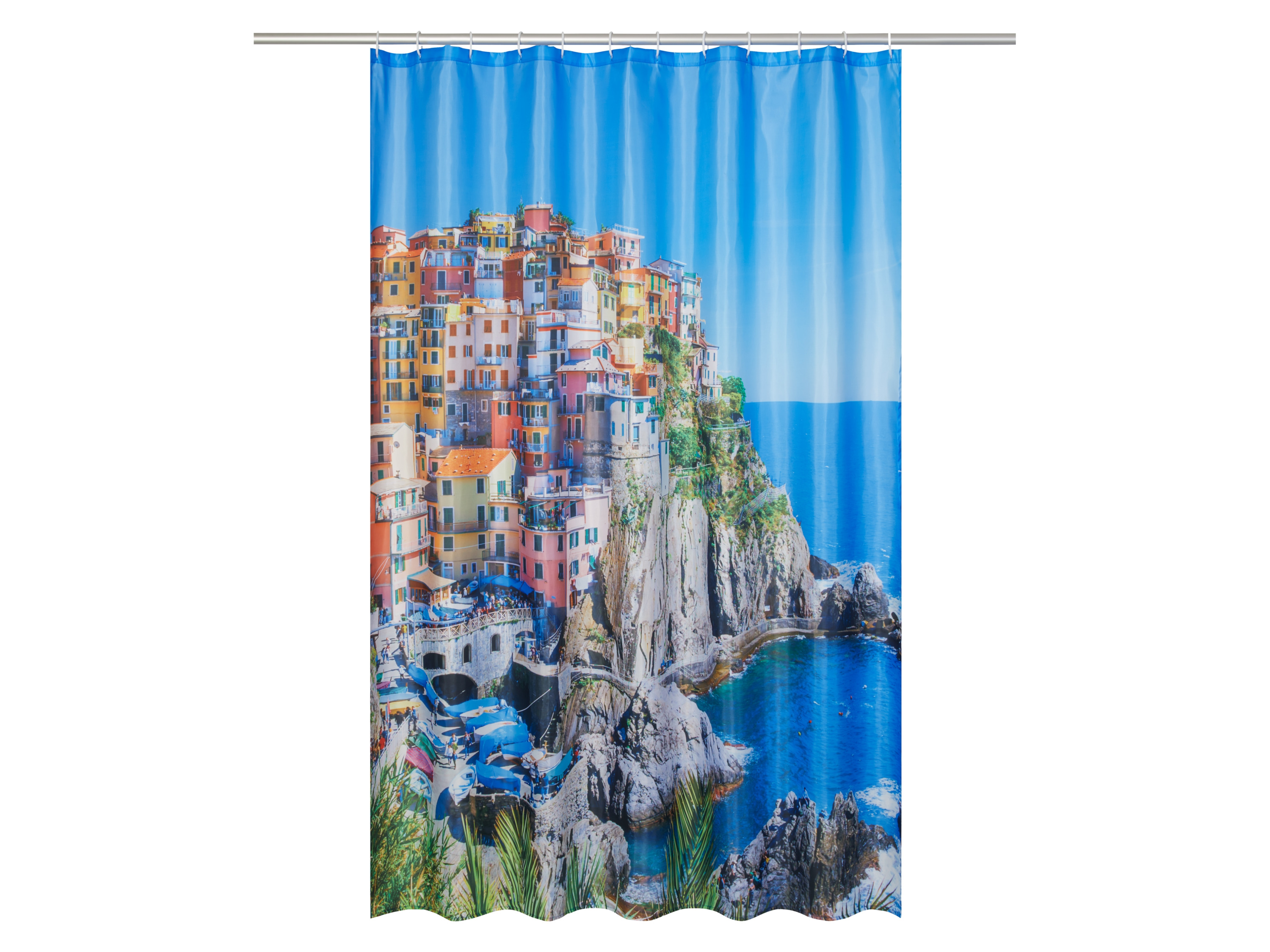 LIVARNO home Douchegordijn 180 x 200 cm (capri foto)