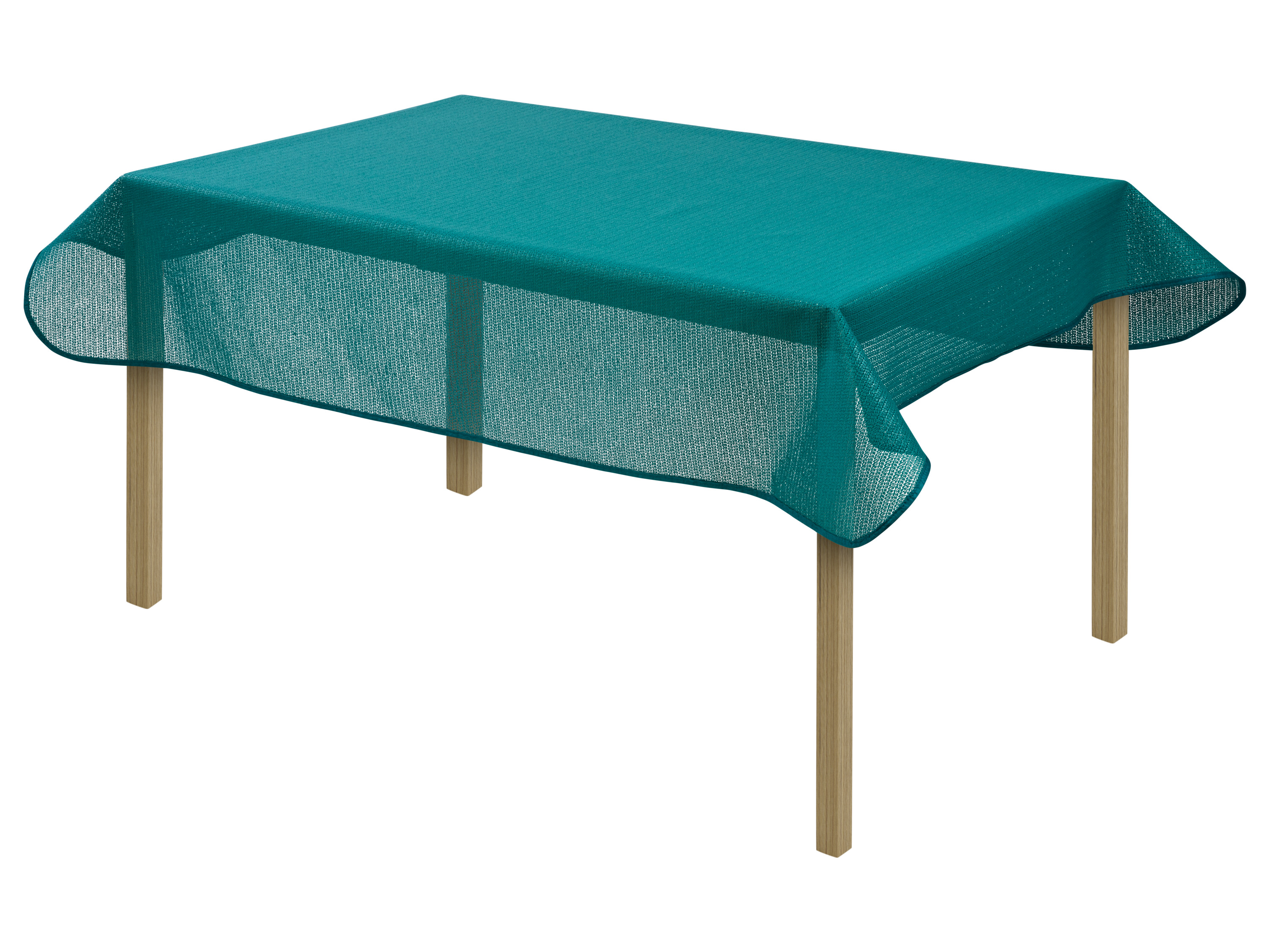 LIVARNO home Tuintafelkleed 130 x 160 cm (Vierkant, Blauw)