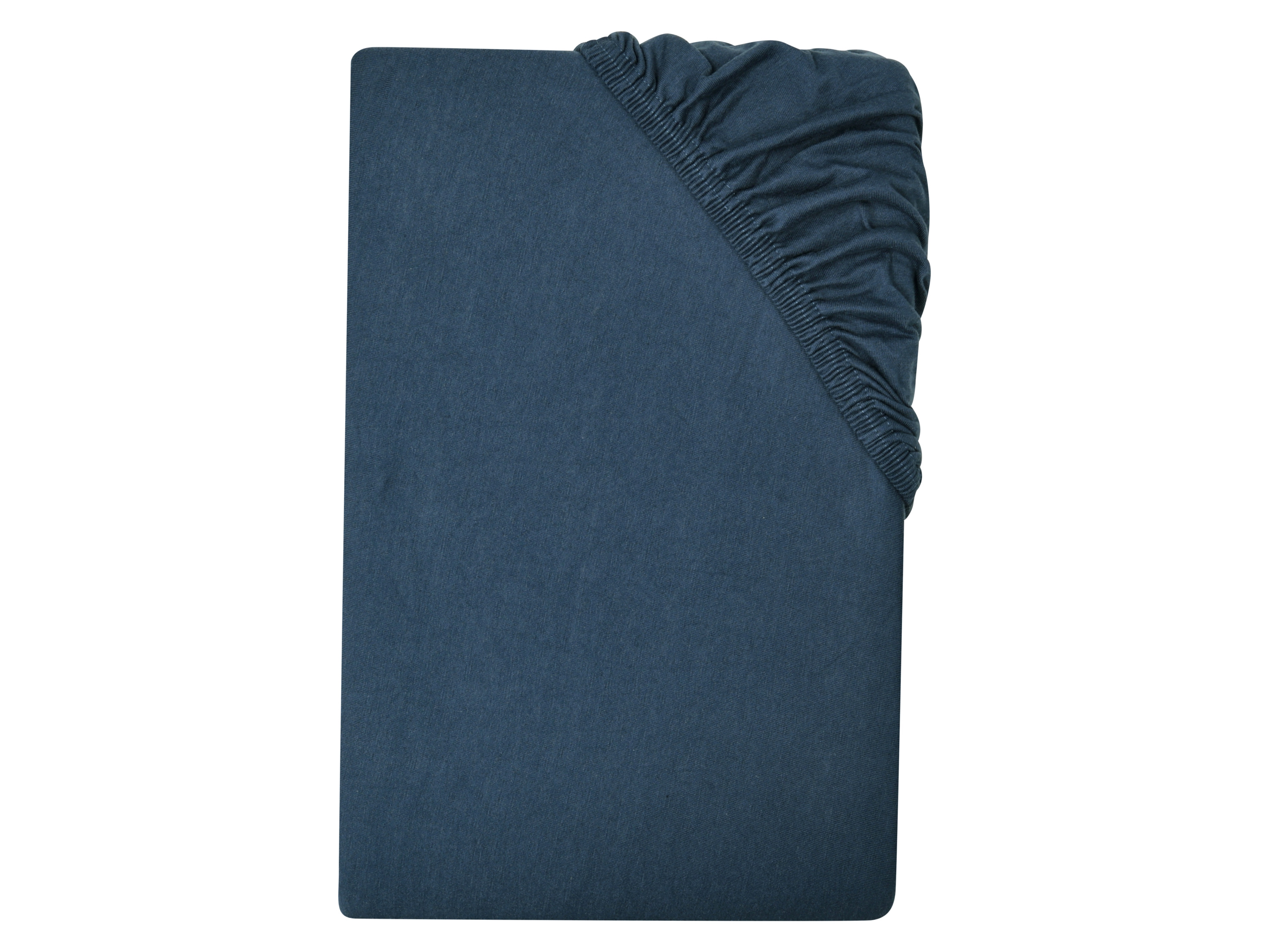 LIVARNO Jersey hoeslaken 90-100 x 200 cm (Donkerblauw)
