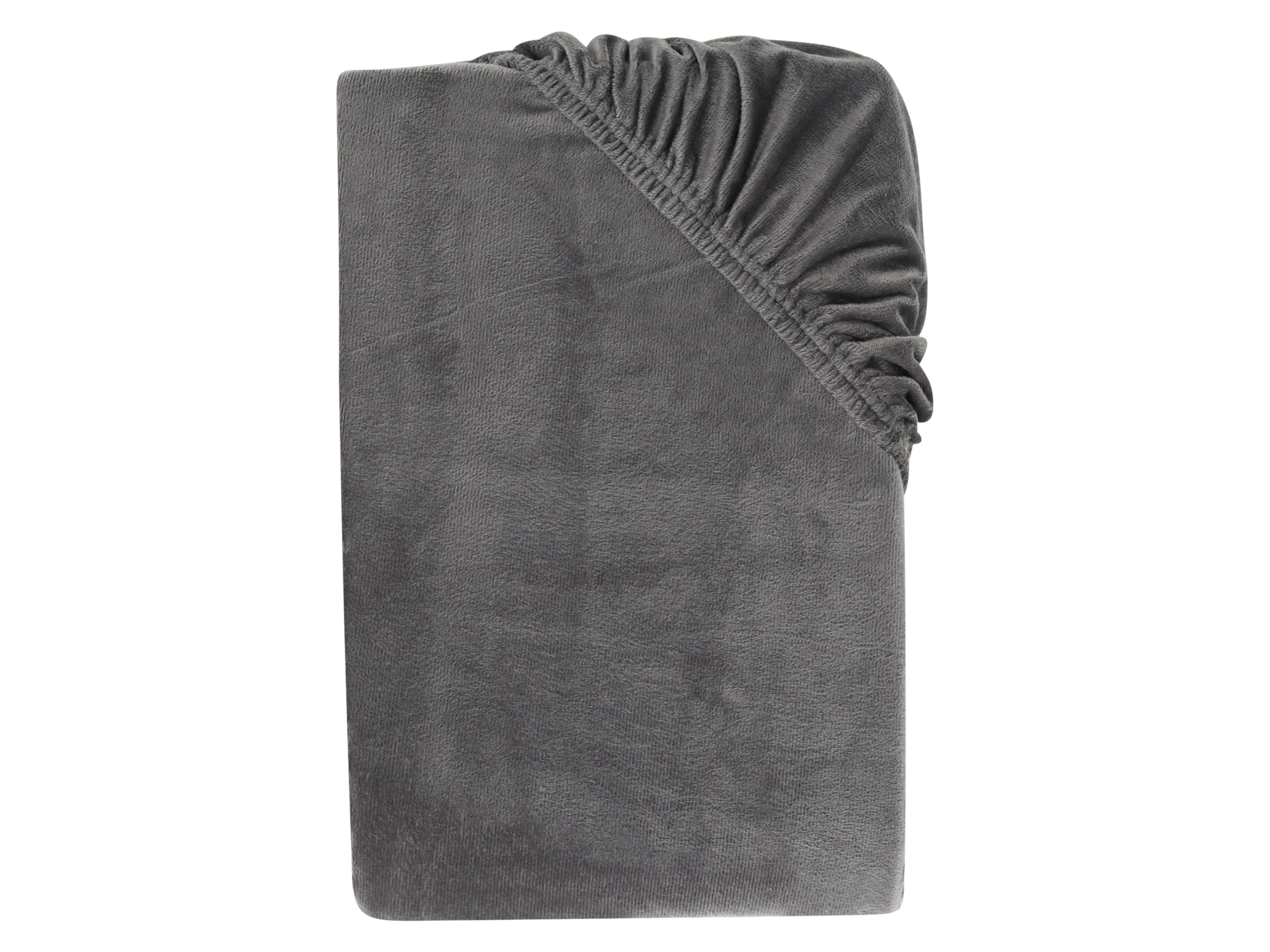 LIVARNO Pluche hoeslaken 140-160 x 200 cm (Grijs)