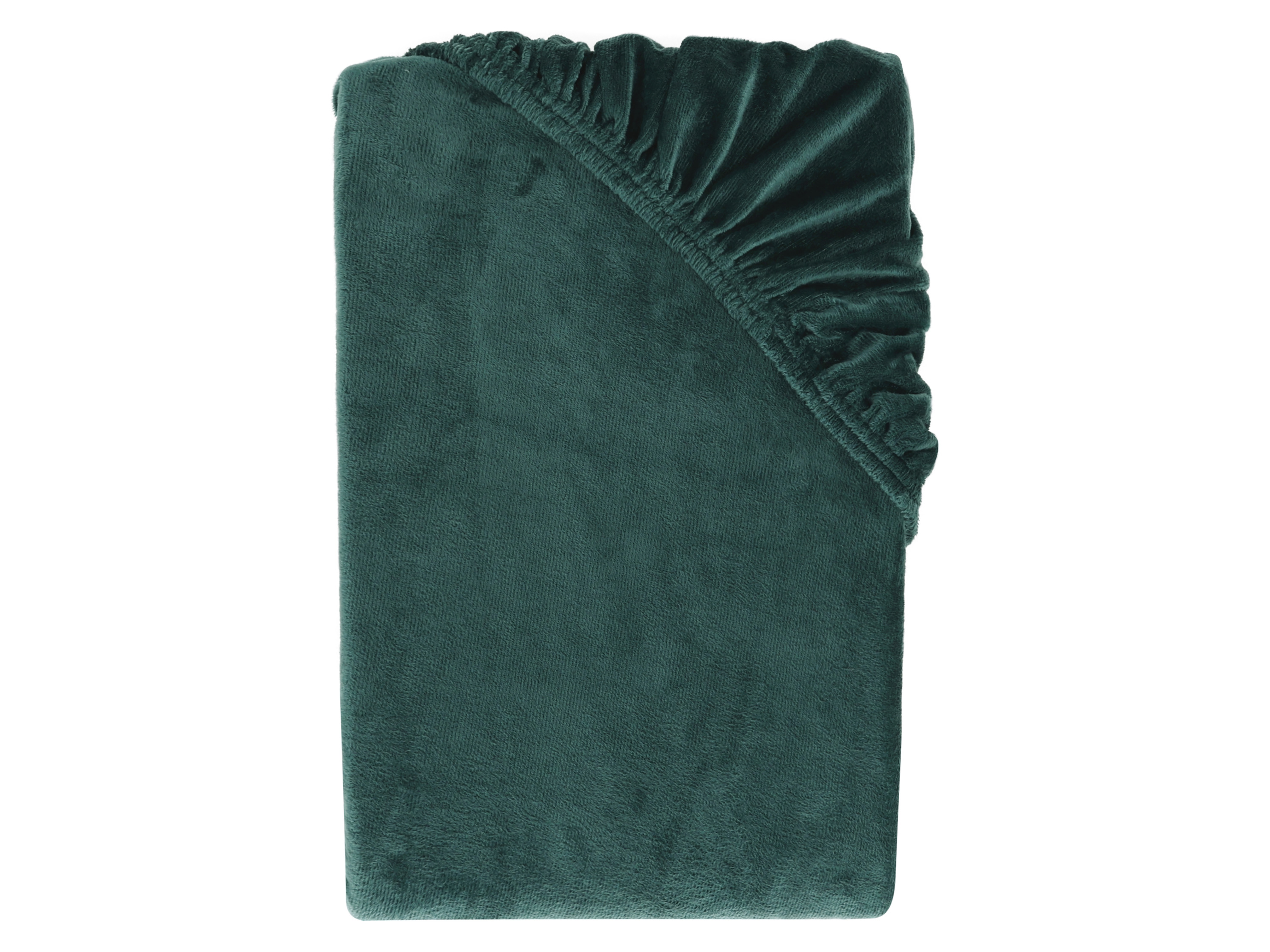 LIVARNO Pluche hoeslaken 90-100 x 200 cm (Groen)