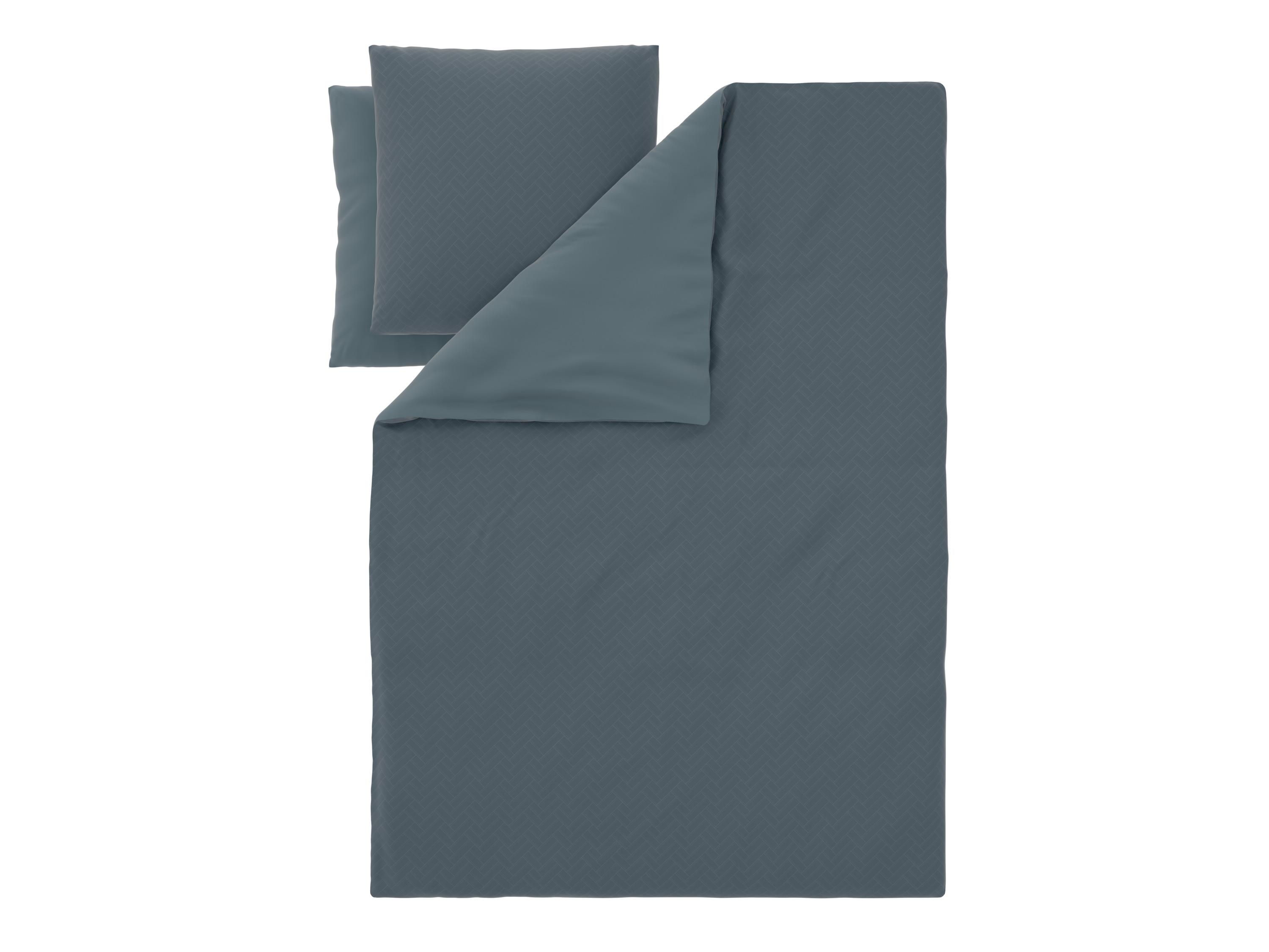 LIVARNO Satijnen dekbedovertrek 200 x 200 cm (Marineblauw)