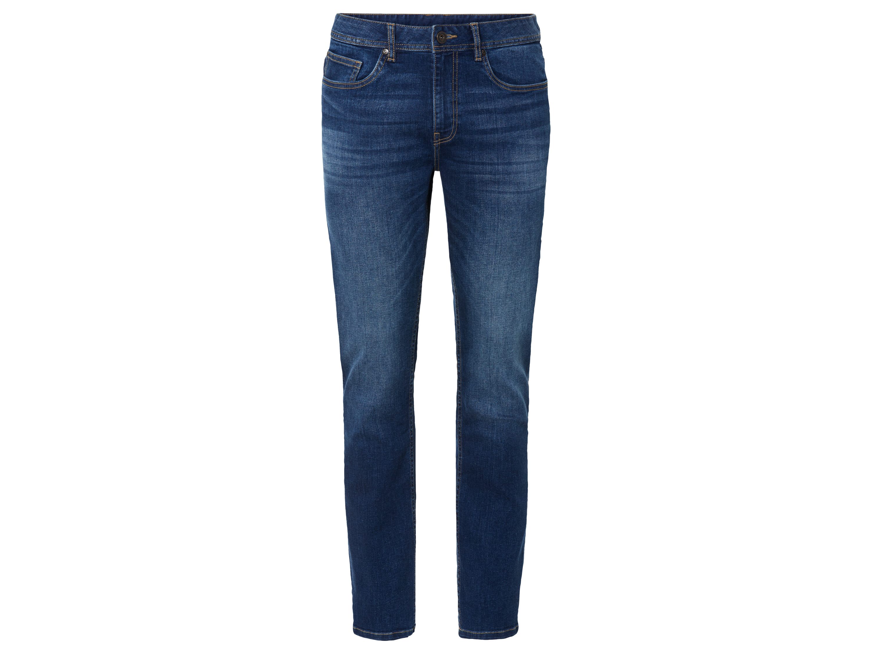 LIVERGY Heren jeans Slim Fit (Blauw, 48 (32/32))