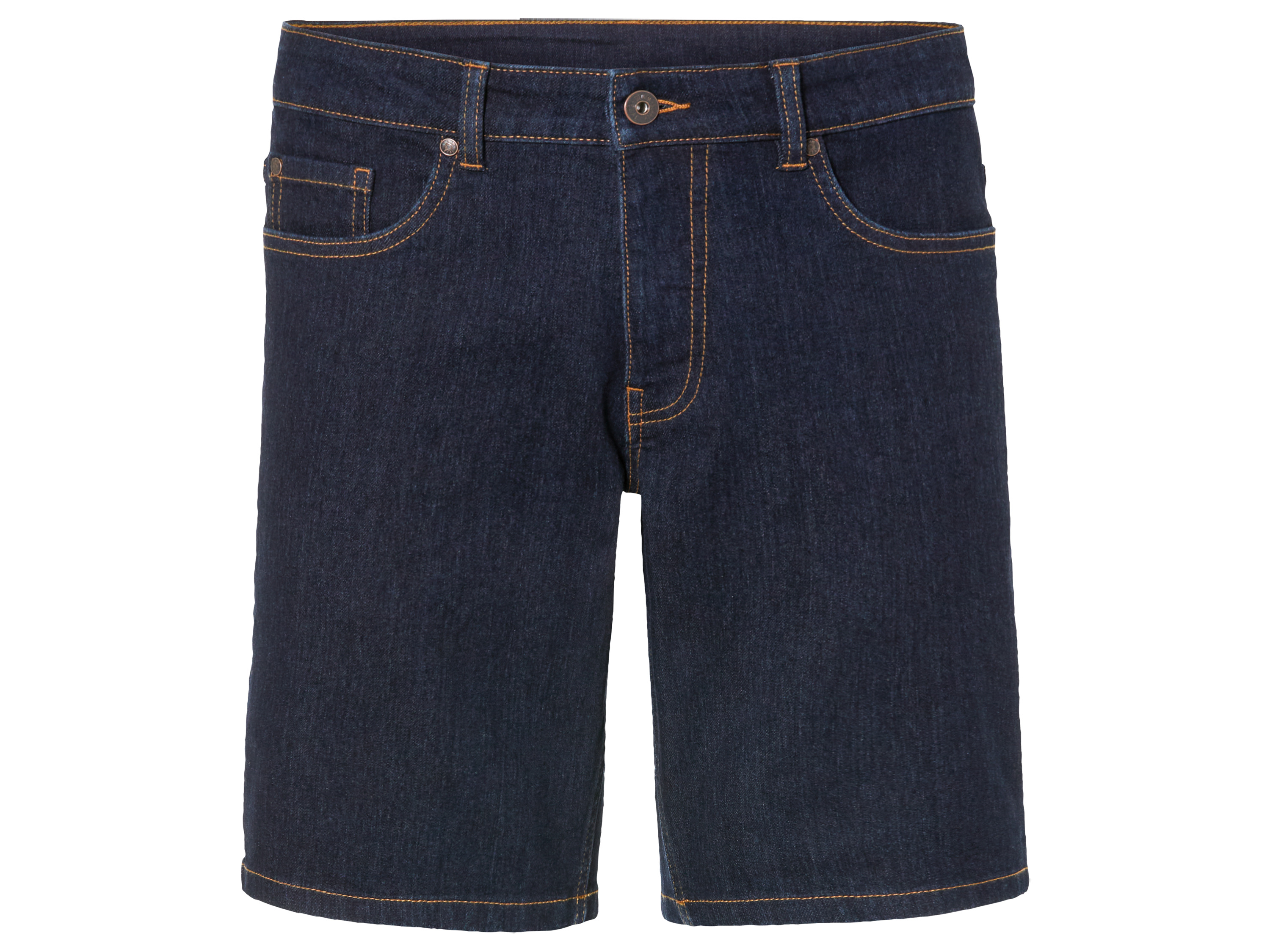 LIVERGY Heren jeansshort (Donkerblauw, 48)