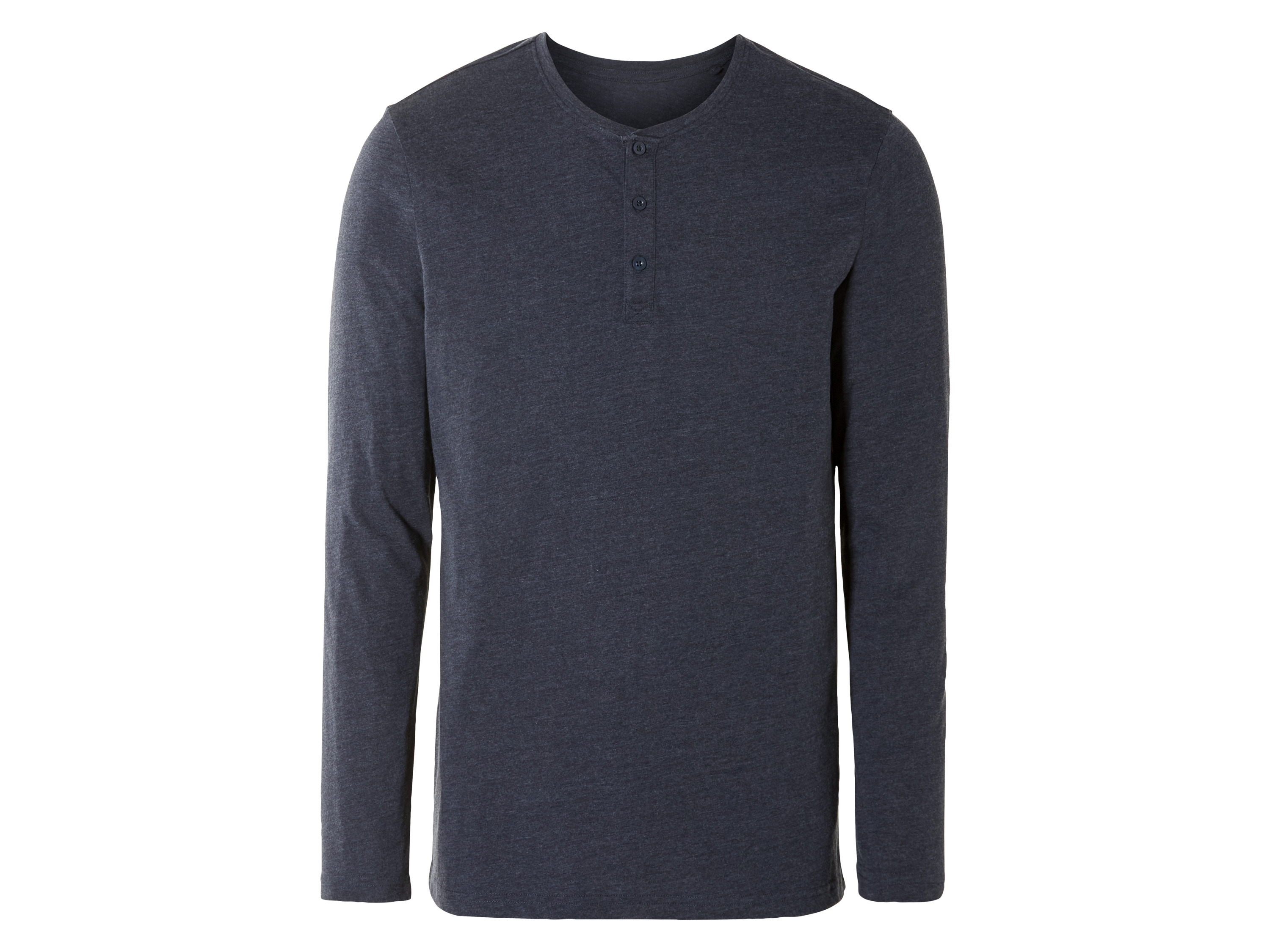 LIVERGY Heren shirt met lange mouwen (Marineblauw, L (52/54))