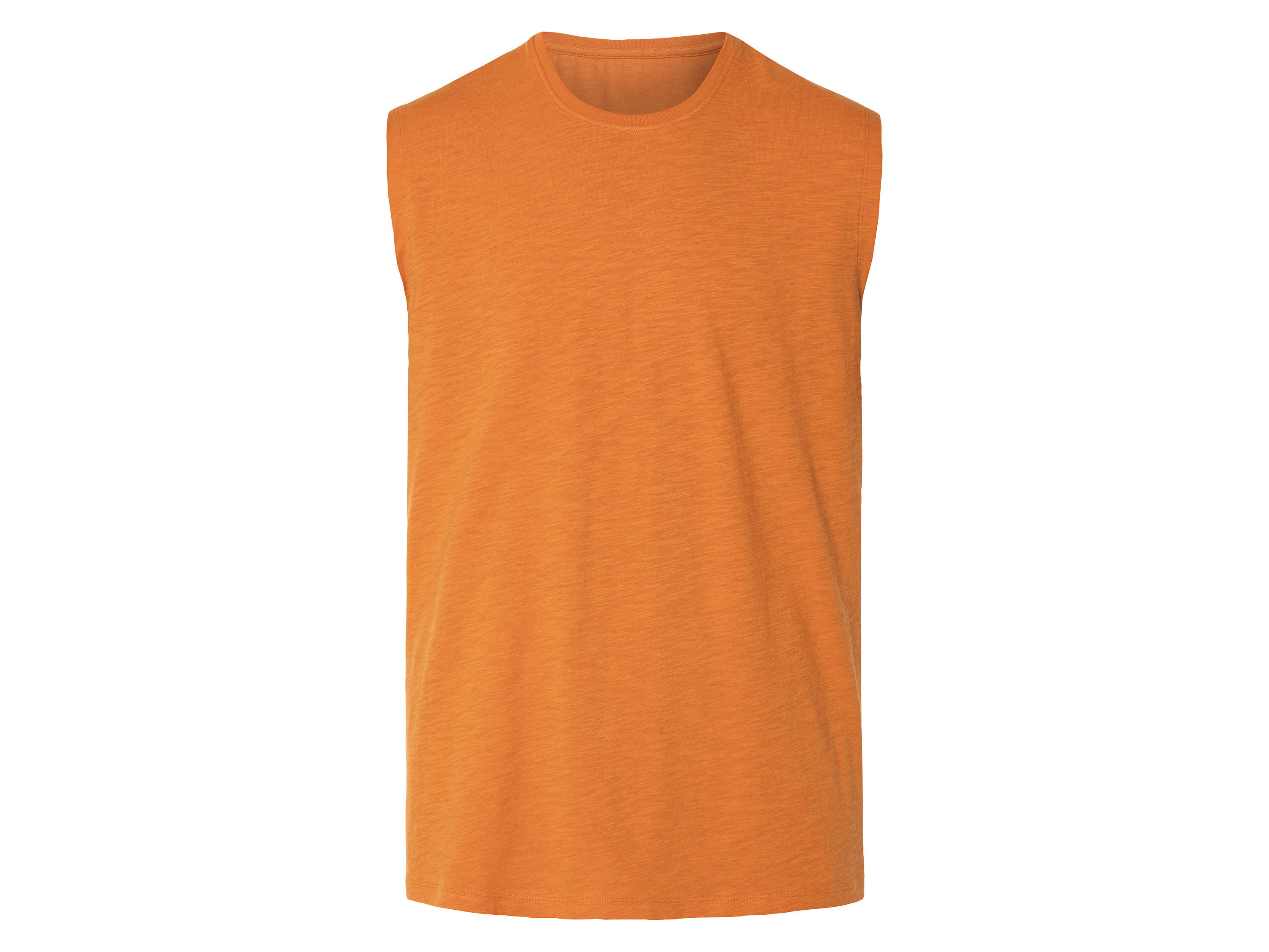 LIVERGY Heren tanktop (Oranje, L (52/54))