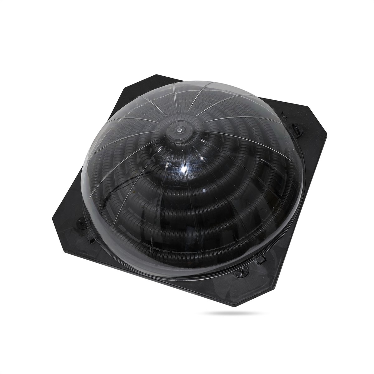 LIVIN Solar Bol - Zwembadverwarming - Zwembadverwarming Op Zonne-Energie - Geschikt voor 4000L - Inclusief Koppelingen - Zwembaden tot maximaal 12m3 - Zwart