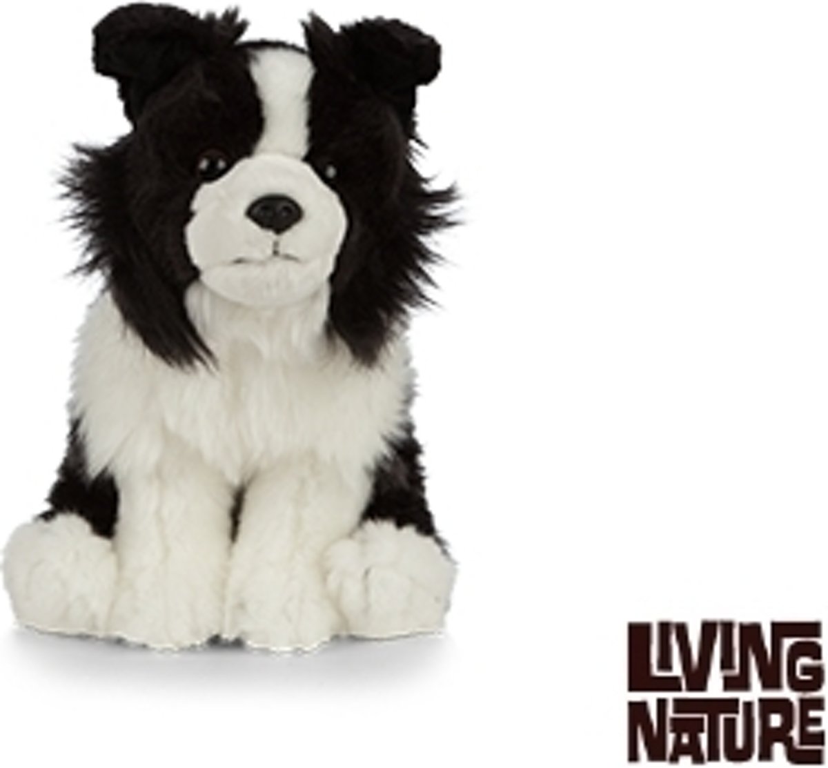 Border Collie Knuffel, 24 cm, Living Nature