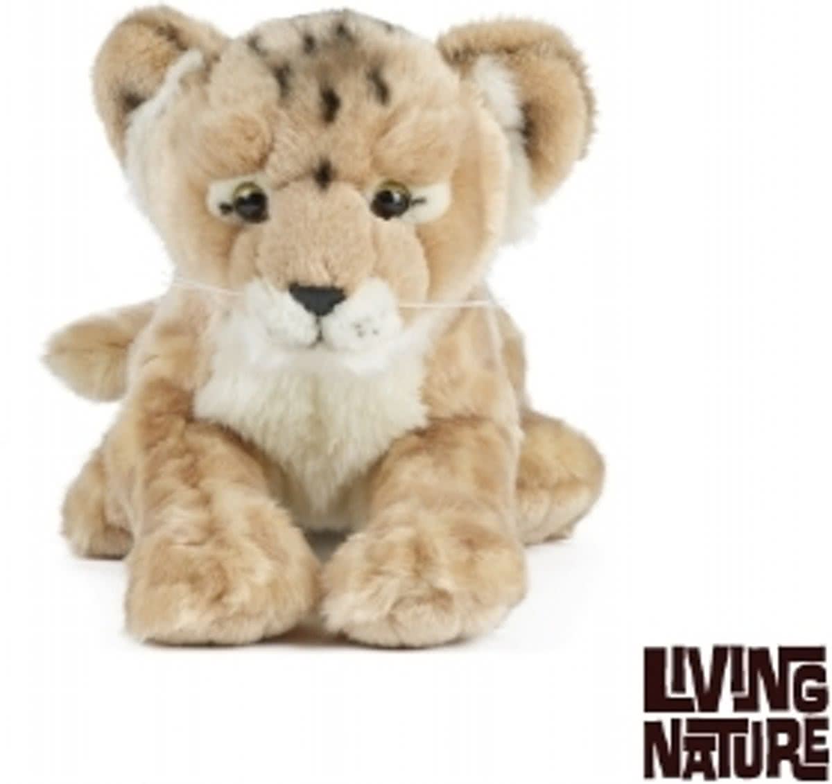 Knuffel Leeuw, Babyleeuw 35 cm, Living Nature