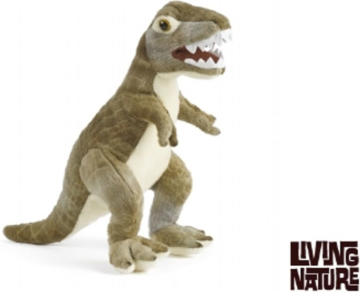 Tyrannosaurus Rex Bruingroen, Knuffel, Living Nature