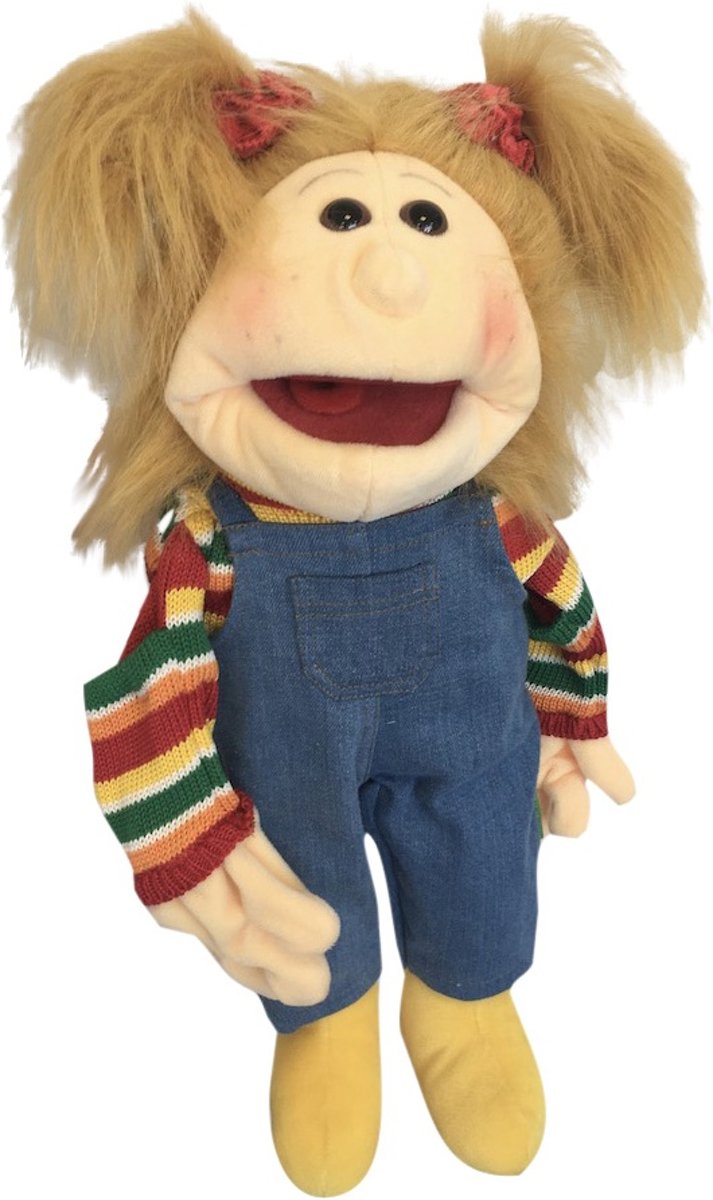   - Kleine Maja met jeans tuinbroek